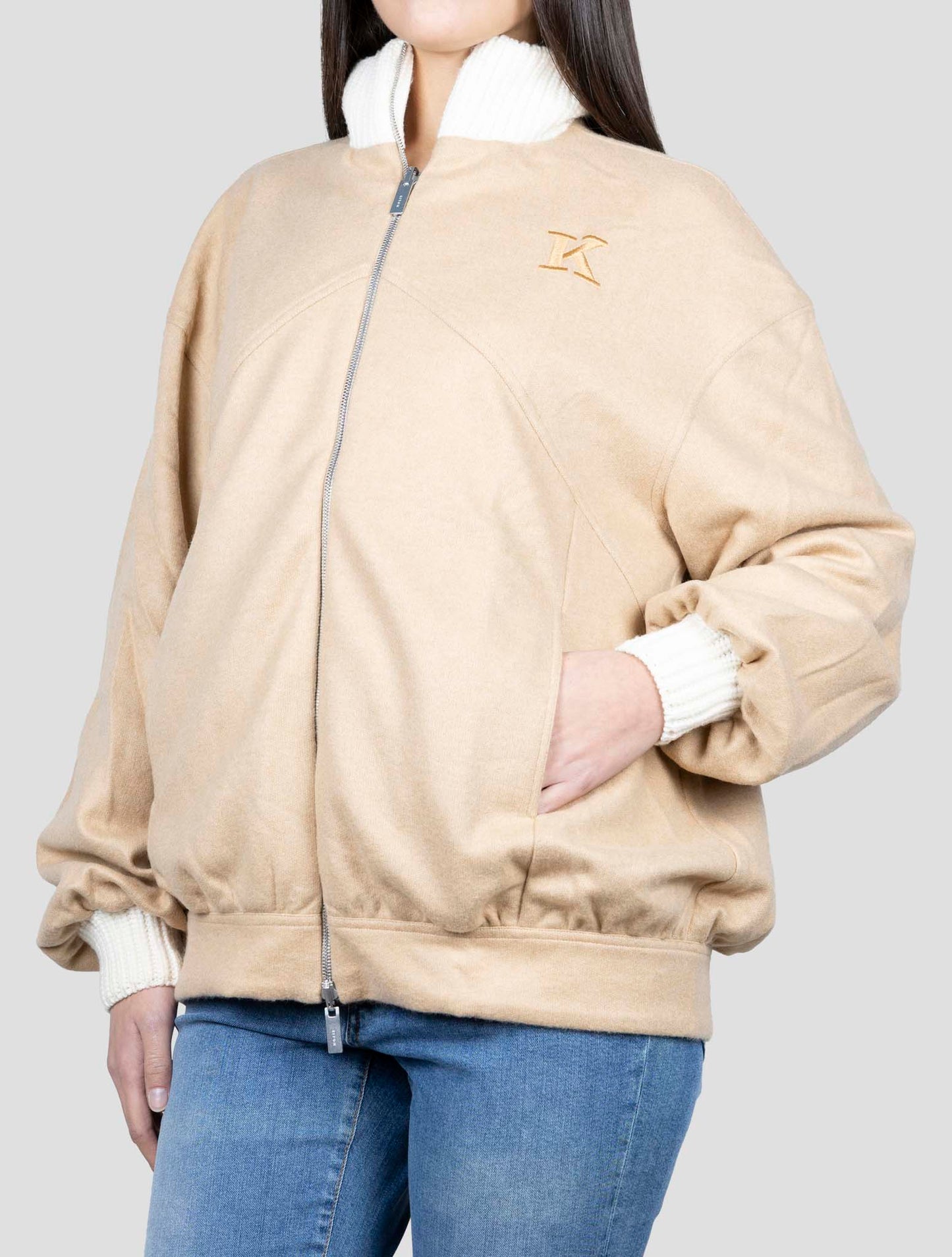 Kiton Brown Cashmere Sweater Full Zip