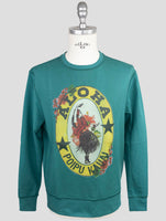 Kiton Green  Cotton Ea Sweater Crewneck