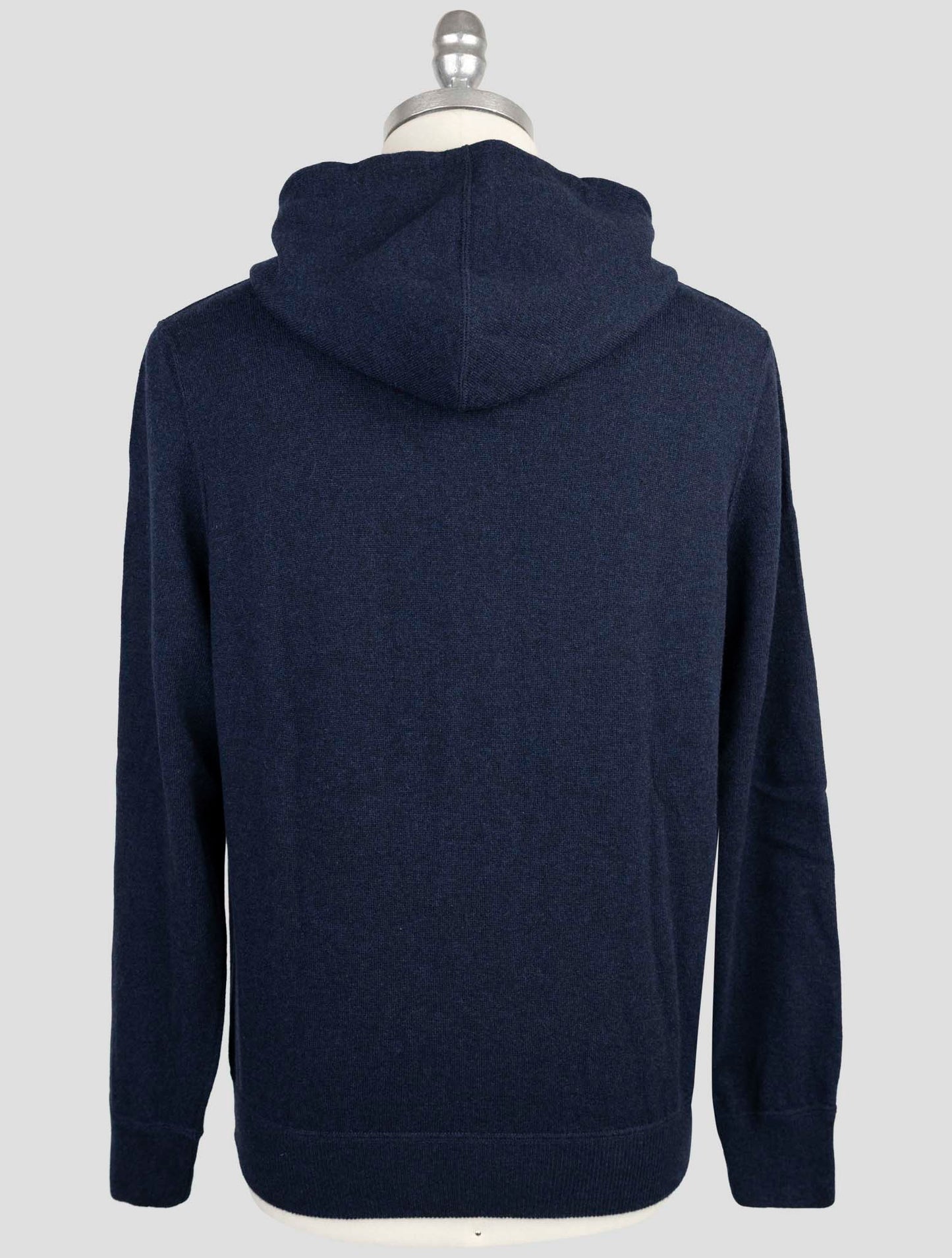 Kiton Blue Cashmere Sweater Full Zip