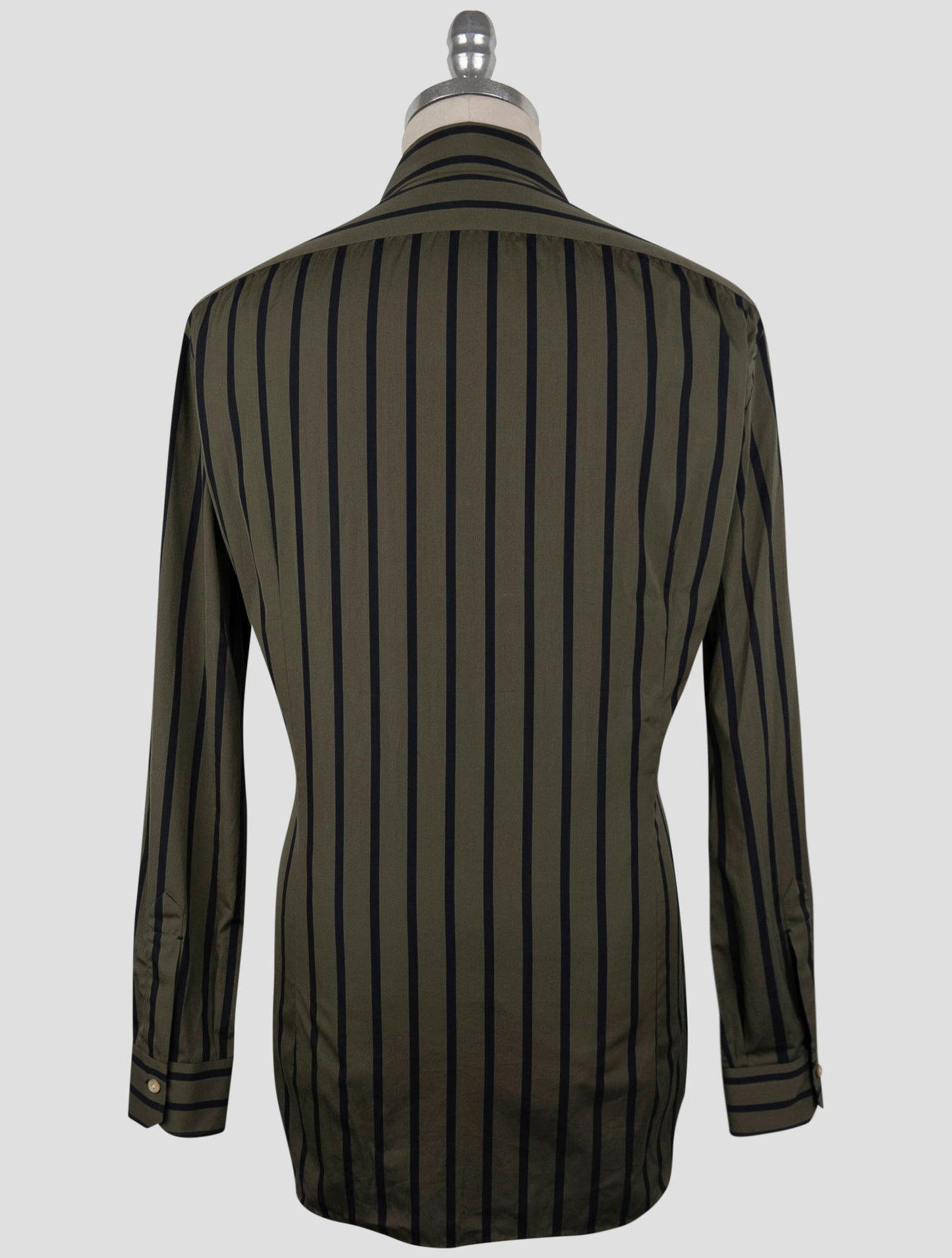 Kiton Green Cotton Shirt