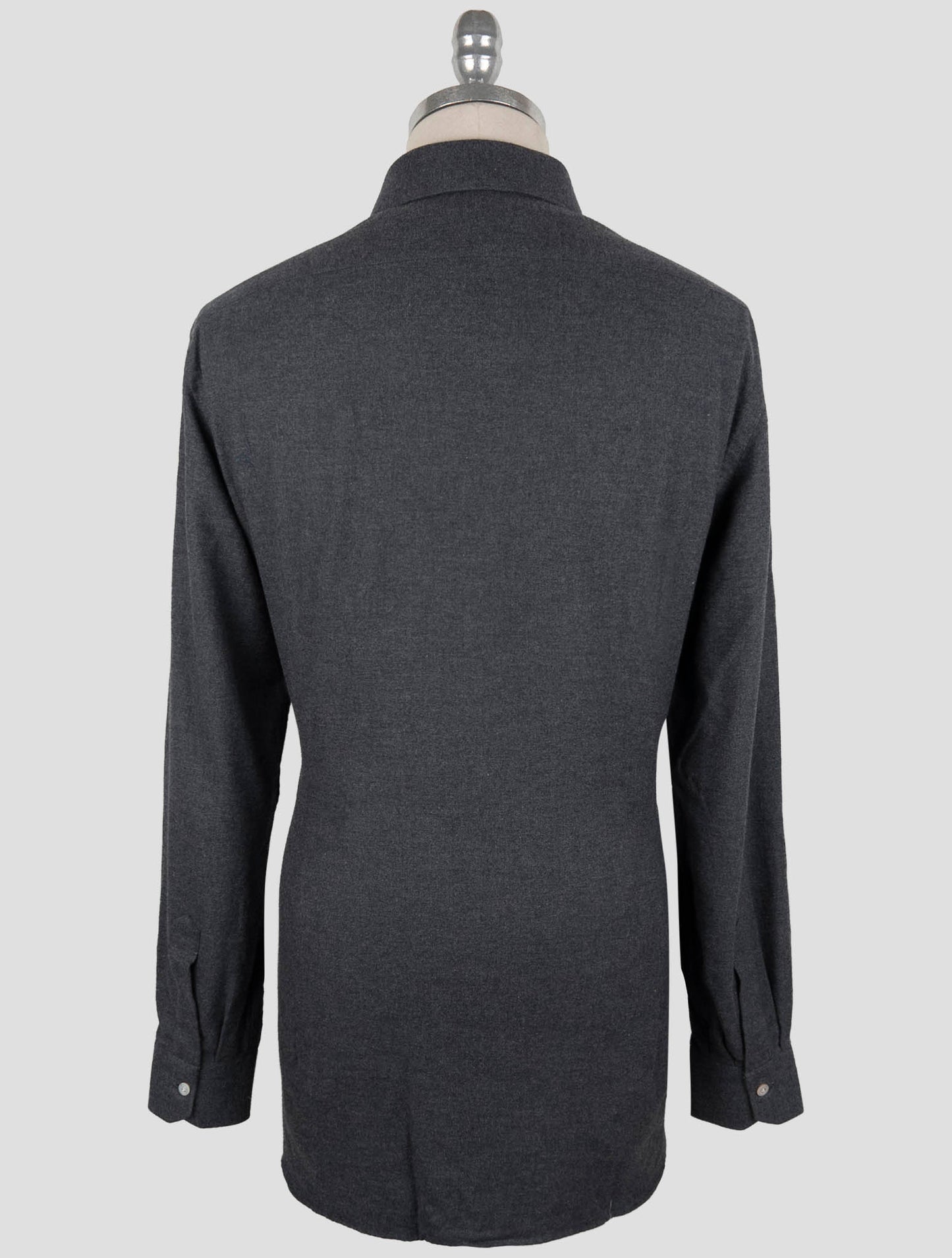 Kiton Gray Cotton Shirt