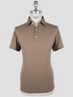 Kiton Brown Cotton Polo
