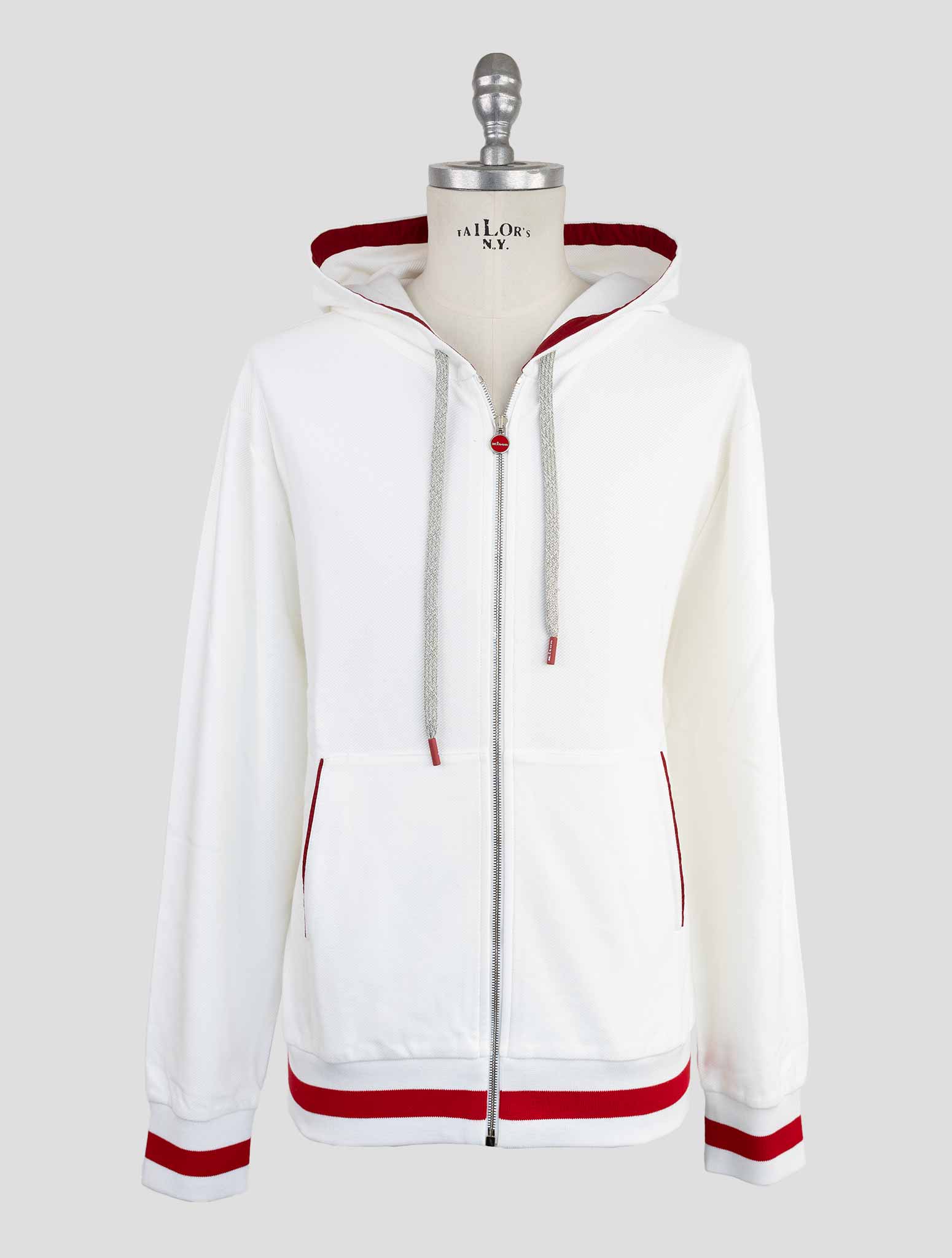 Kiton White Cotton Tracksuit