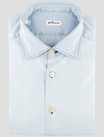 Kiton Light Blue Cotton Shirt
