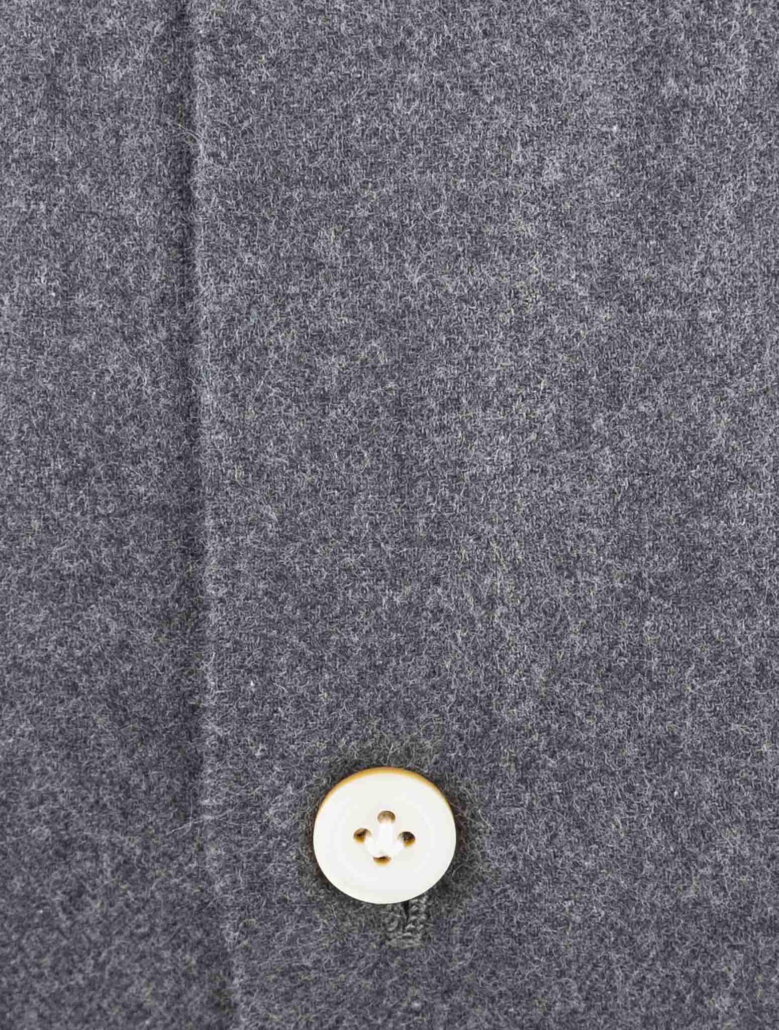 Kiton Dark Gray Cotton Shirt