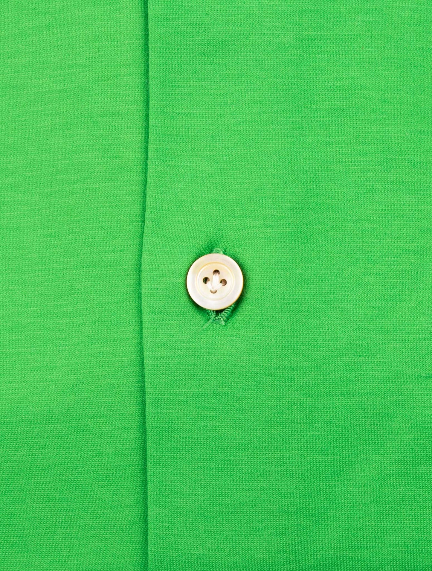 Kiton Green Cotton Shirt