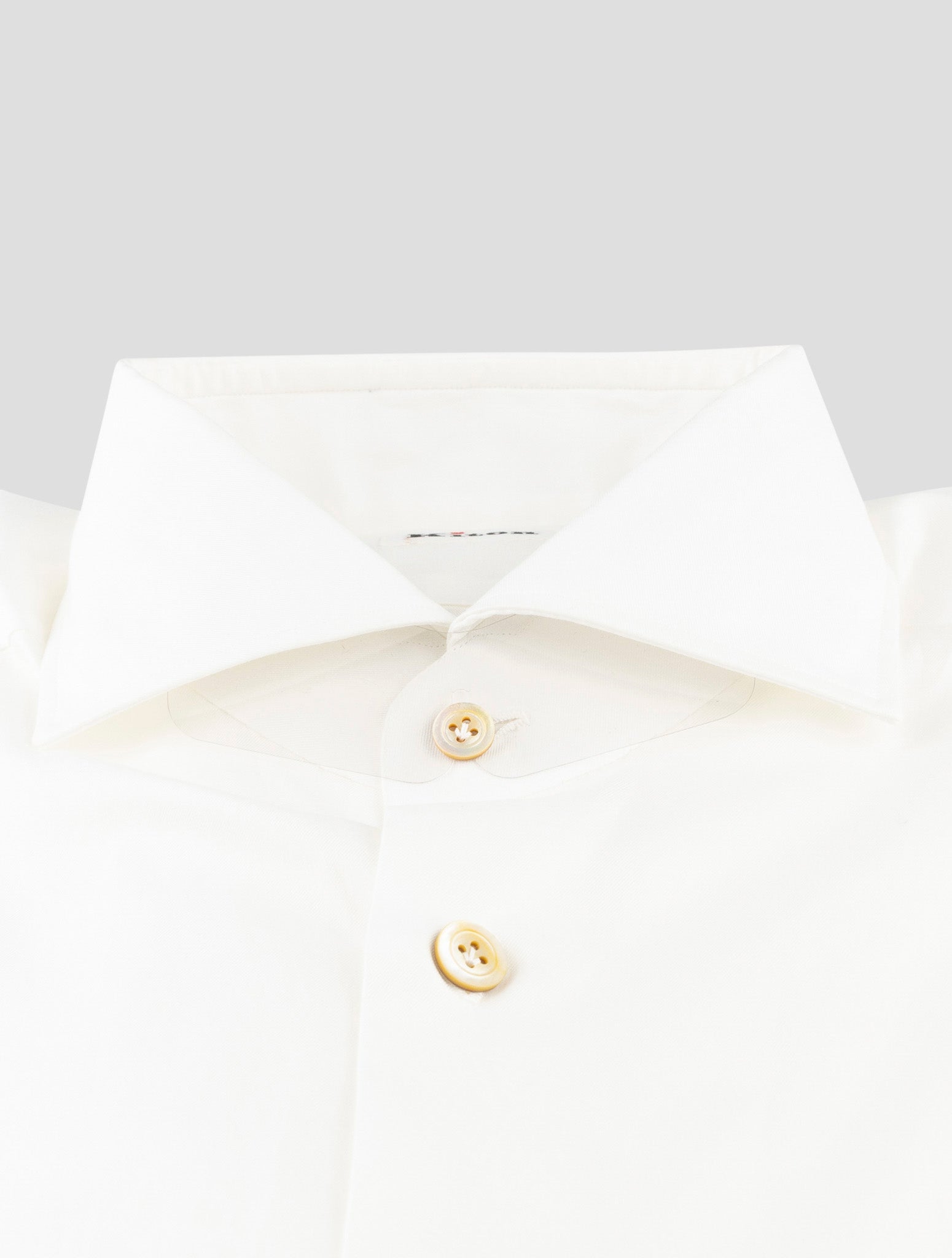 Kiton White Cotton Shirt