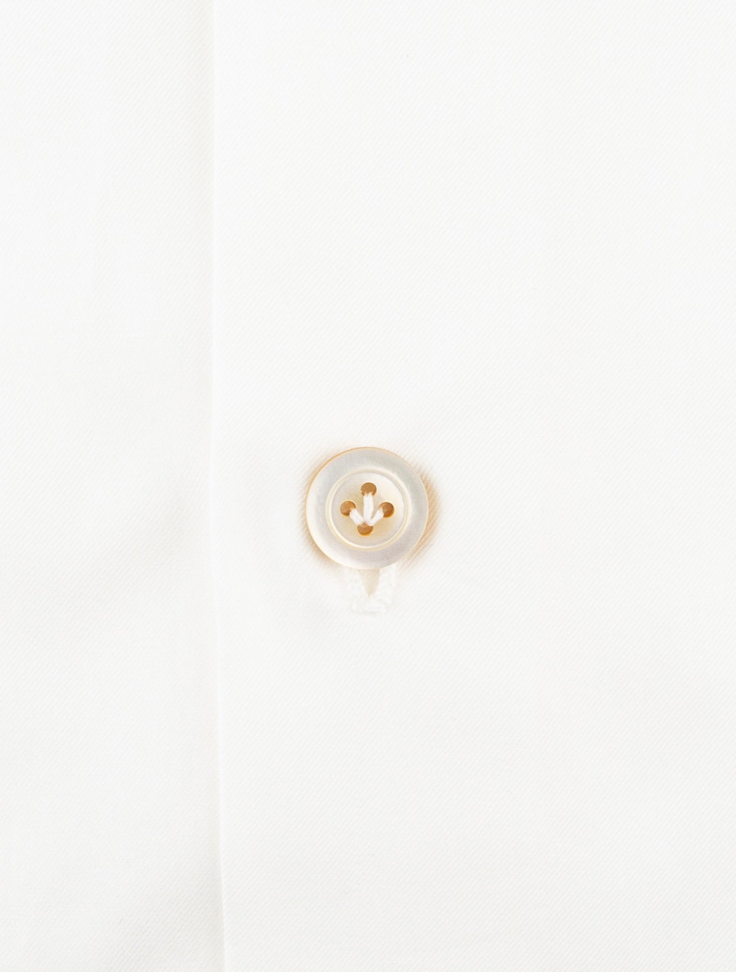 Kiton White Cotton Shirt