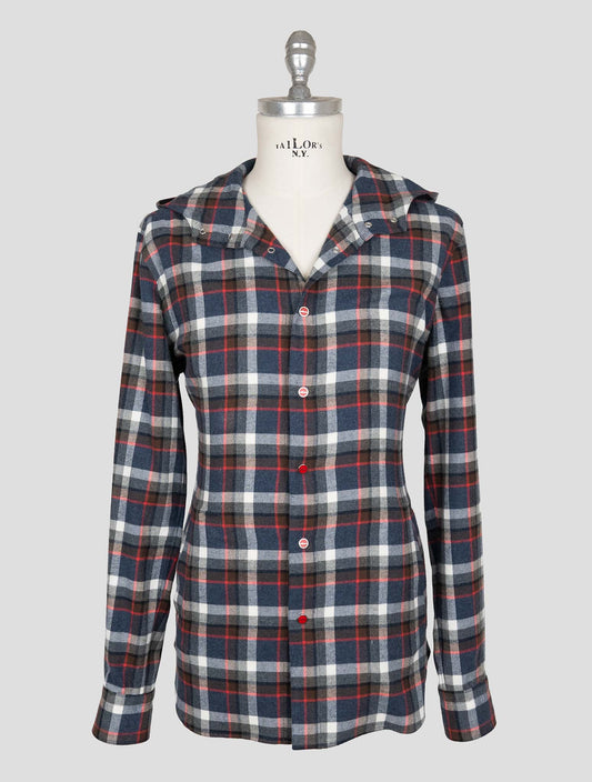 Kiton Multicolor Cotton Shirt