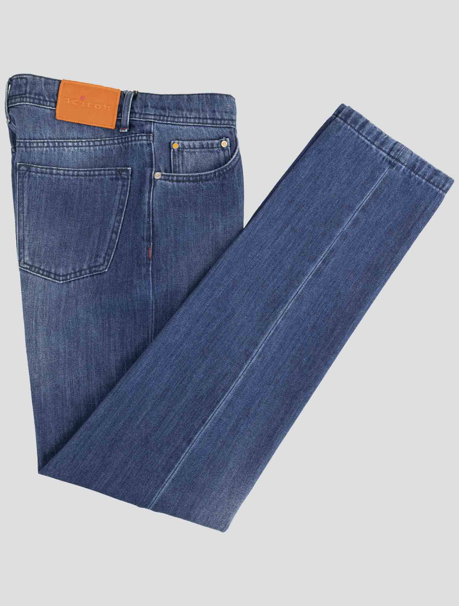 Kiton Denim Cotton Wool Pa Jeans