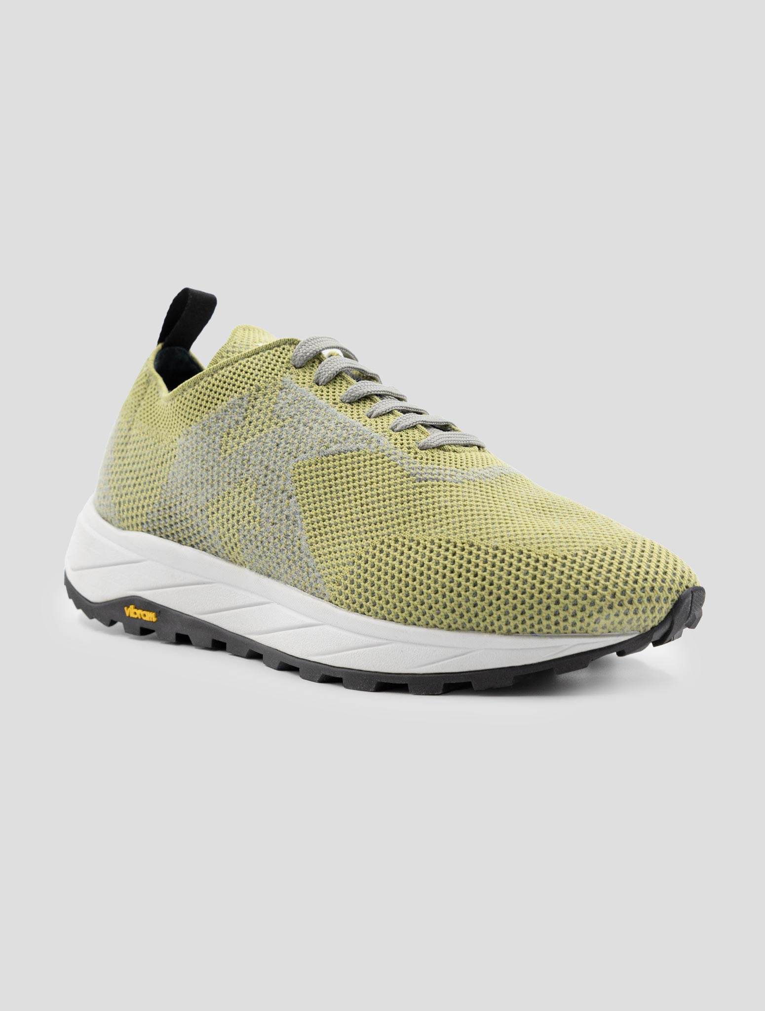 Kiton Green Pl Pu Wool Sneakers