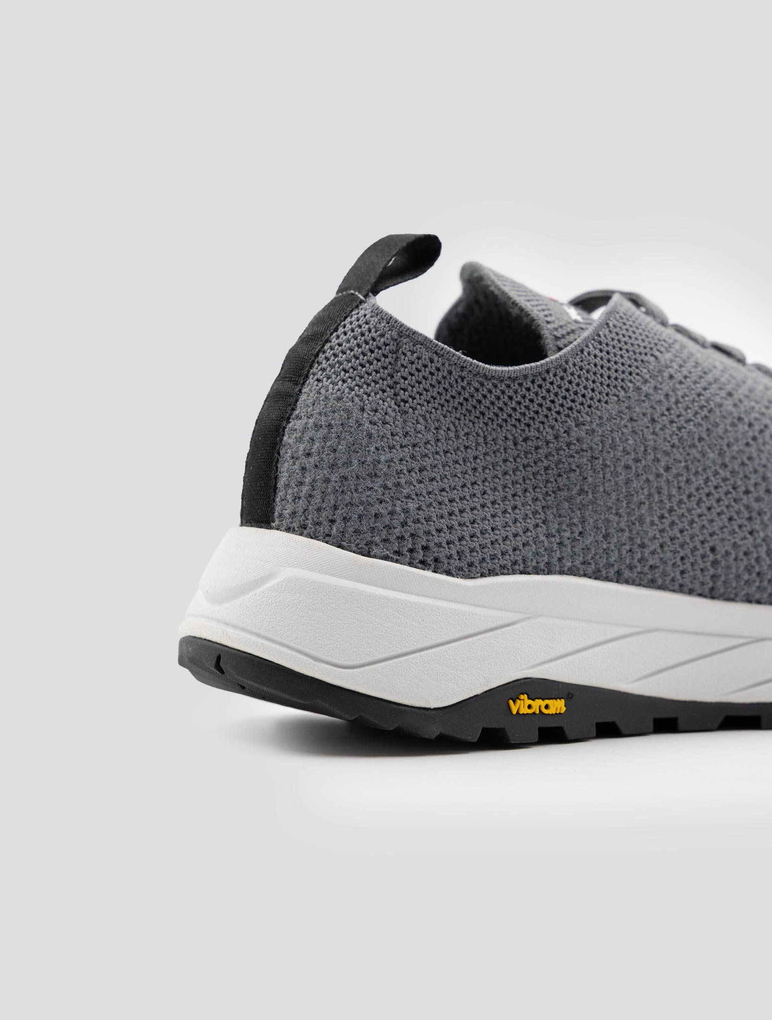 Kiton Gray Pl Pu Wool Sneakers