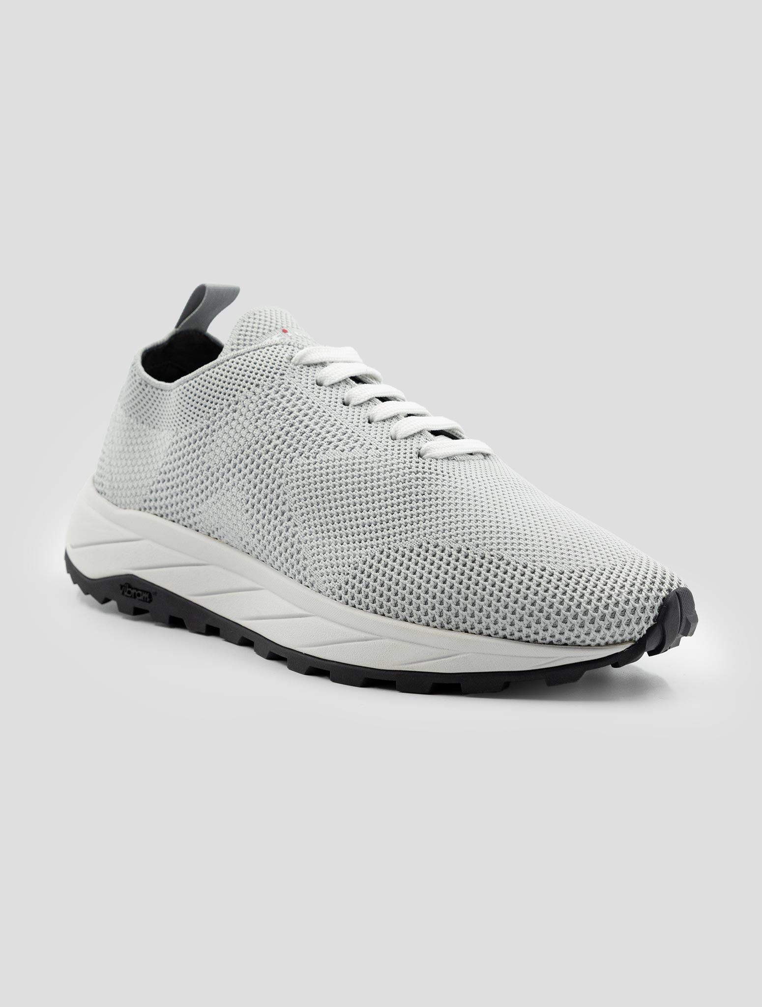 Kiton Gray Pl Pu Wool Sneakers