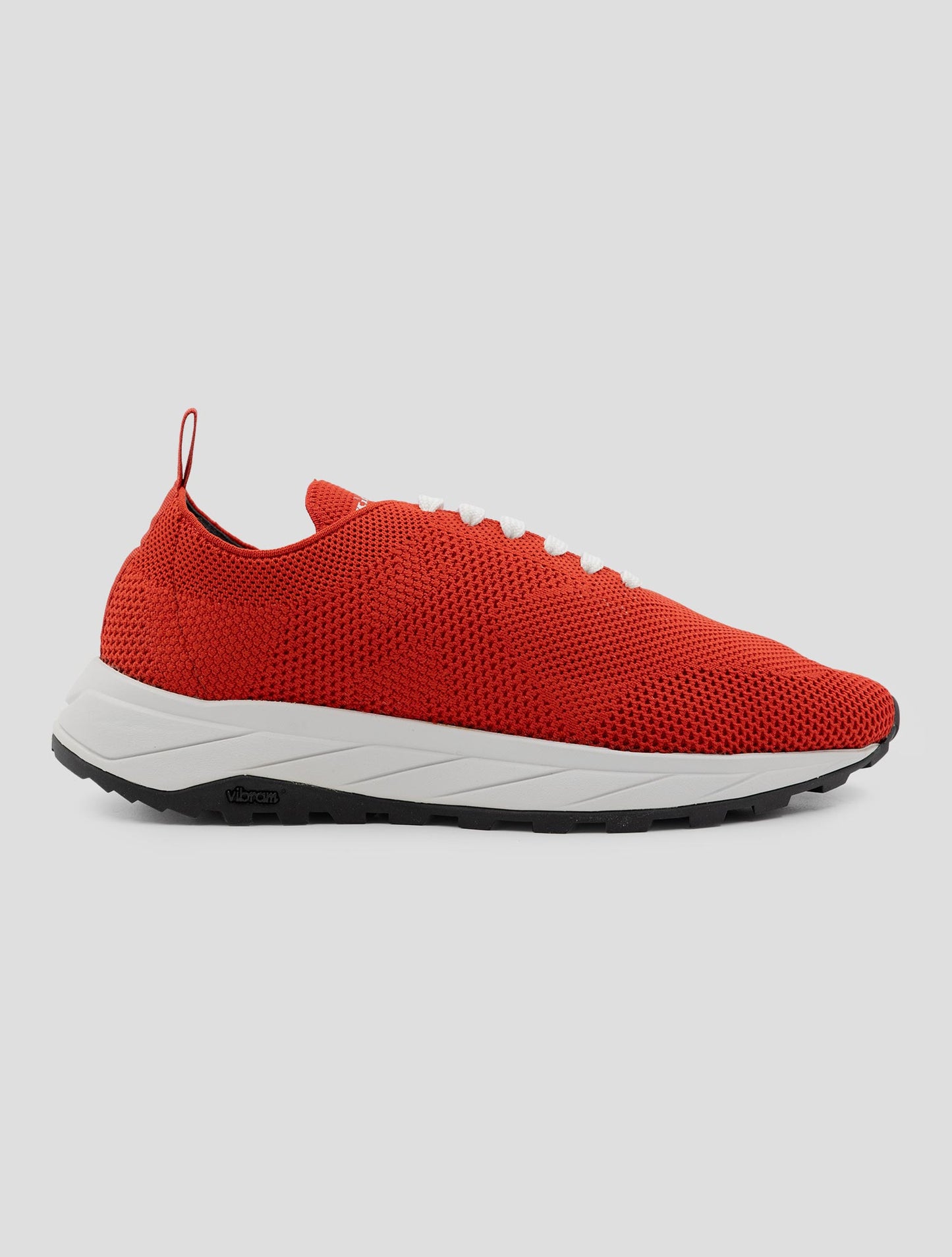 Kiton Red Pl Pu Wool Sneakers