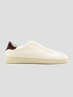 Kiton White Leather Sneakers