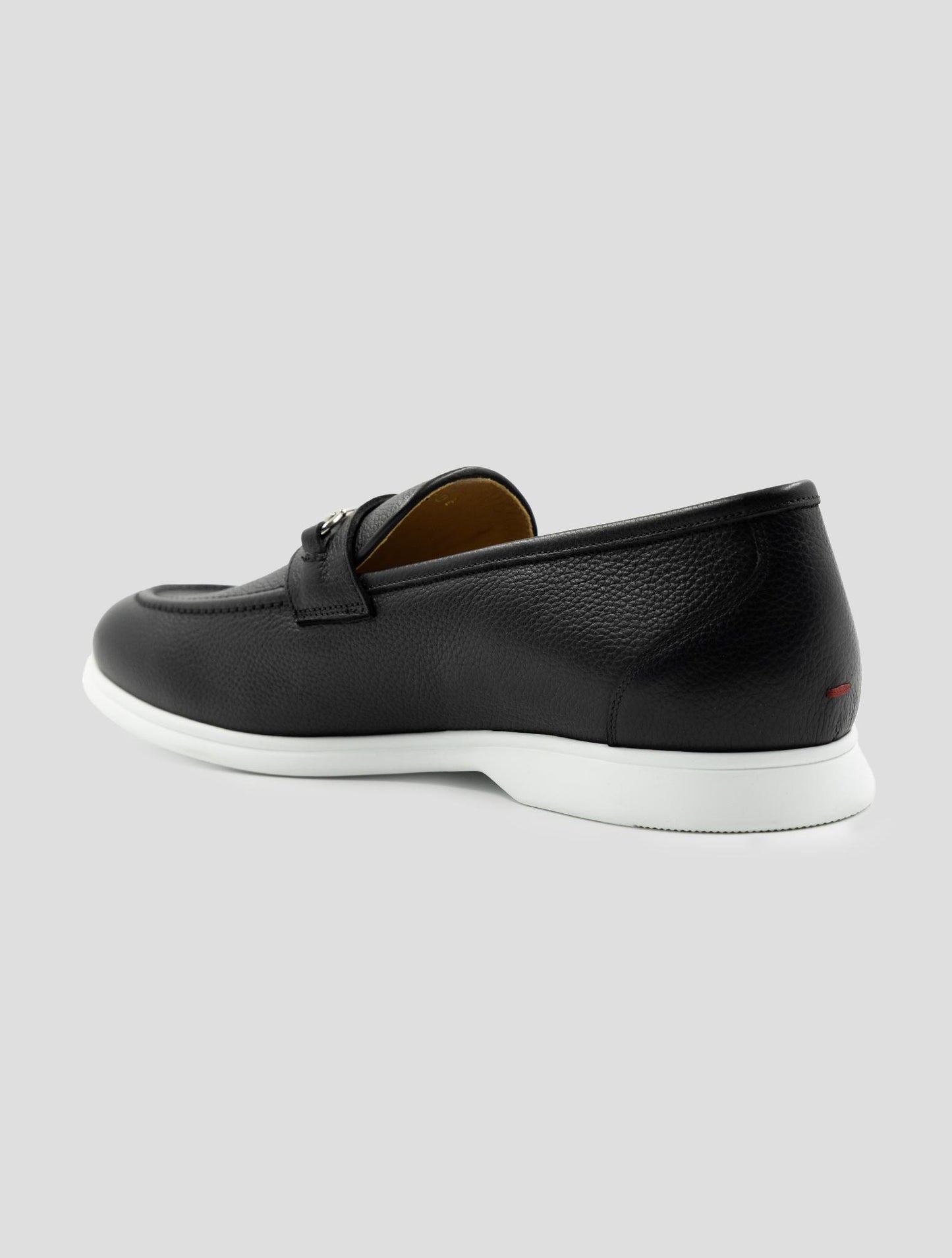 Kiton Black Leather Sneakers