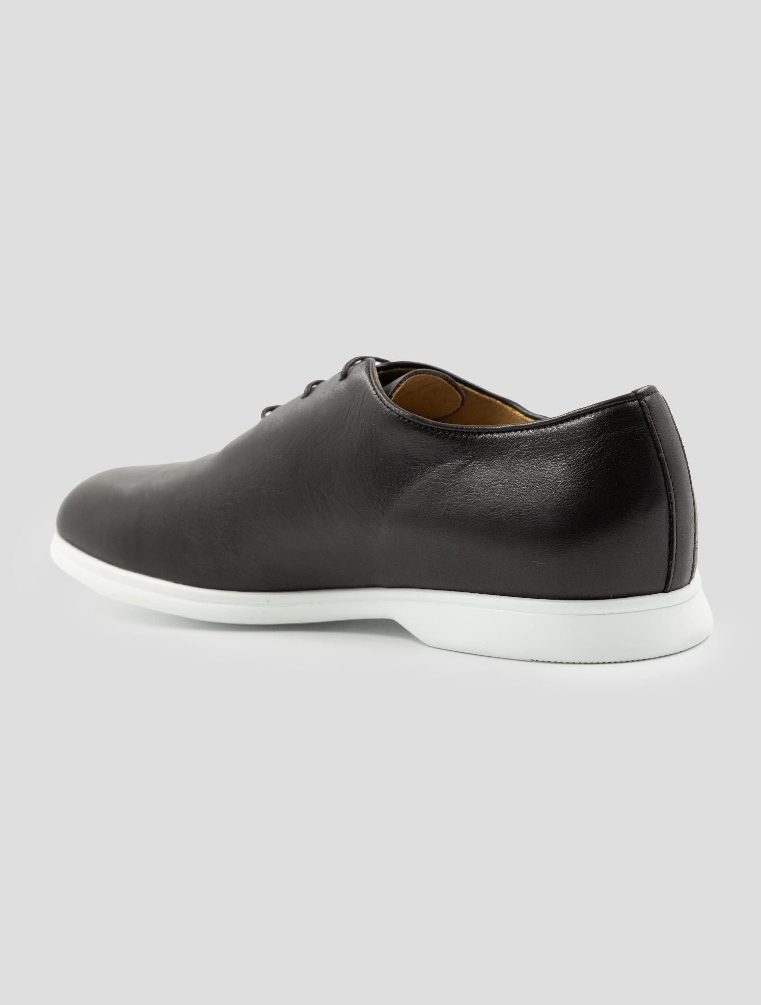 Kiton Brown Leather Sneakers