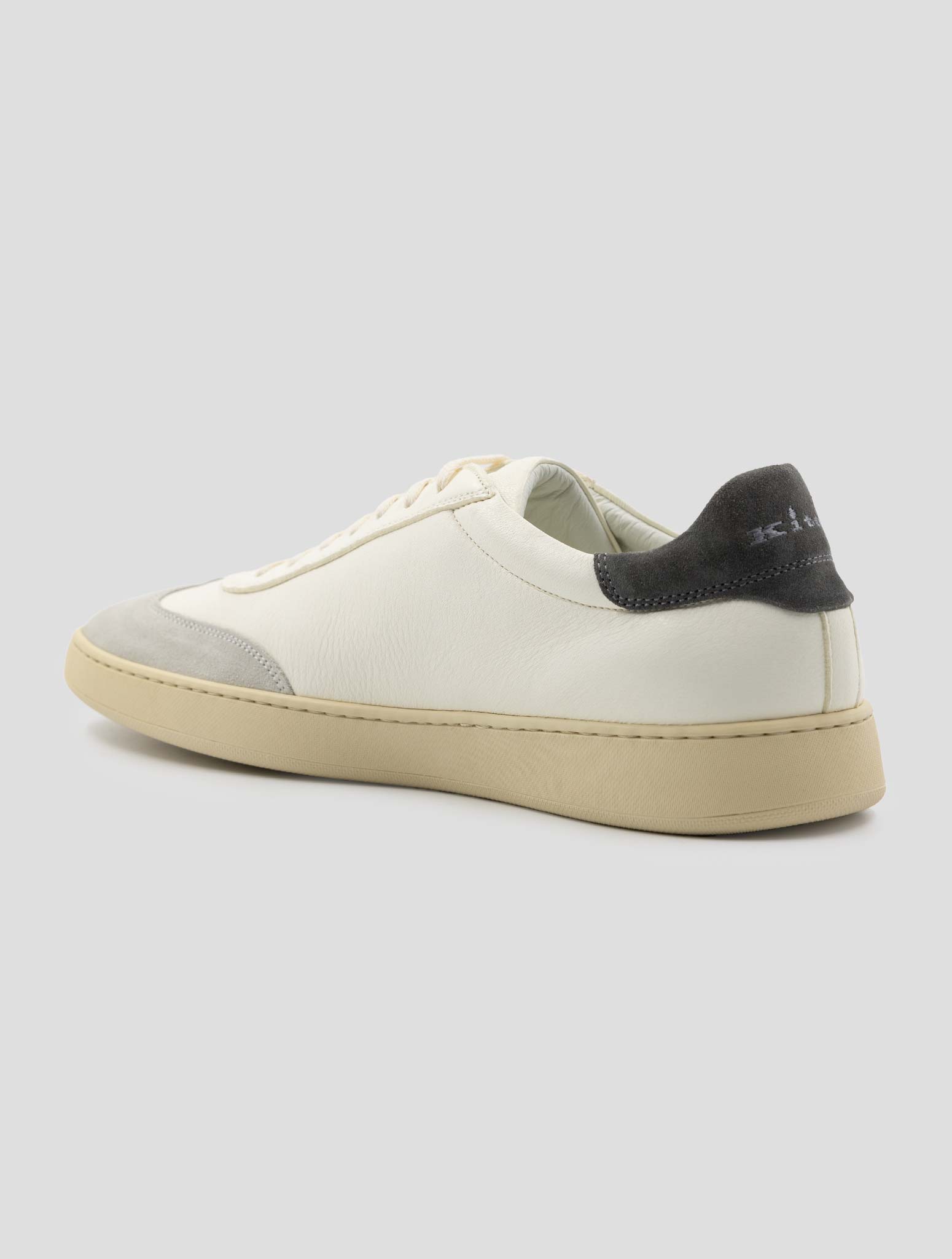 Kiton White Leather Sneakers