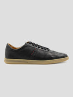 Kiton Black Leather Sneakers