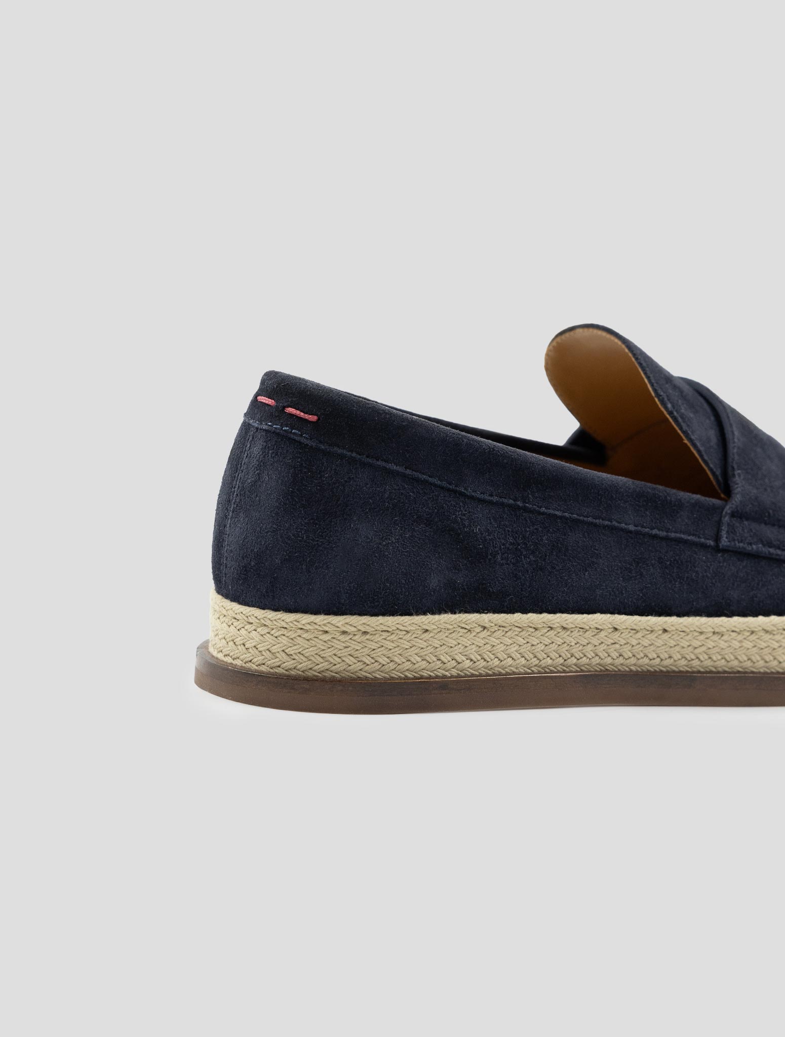 Kiton Blue Leather Suede Sneakers