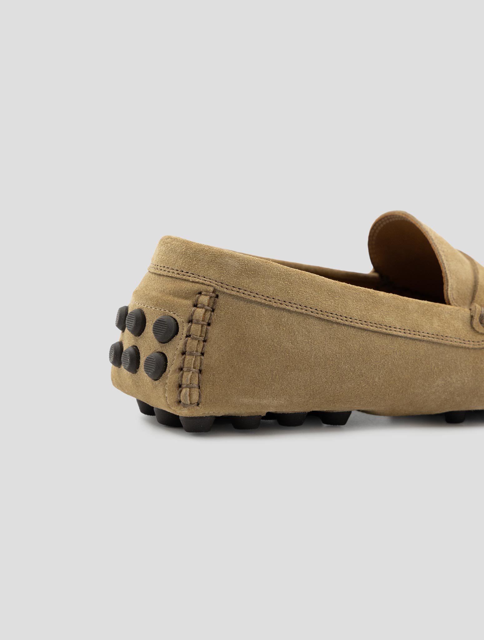 Kiton Brown Leather Suede Loafers