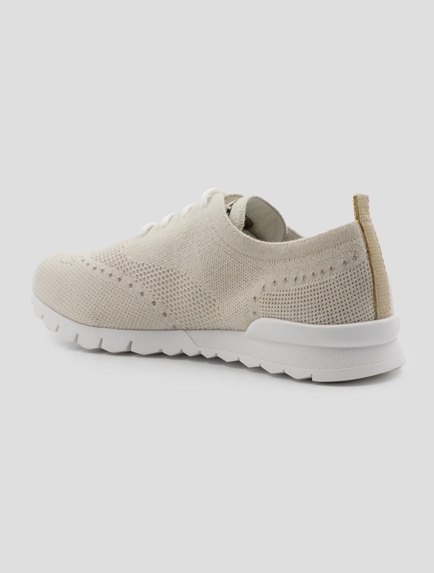 Kiton Beige Cashmere Pl Sneakers