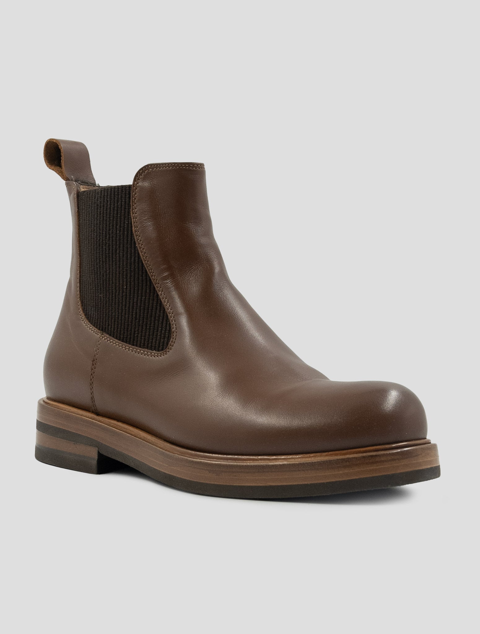 Kiton Brown Leather Boots