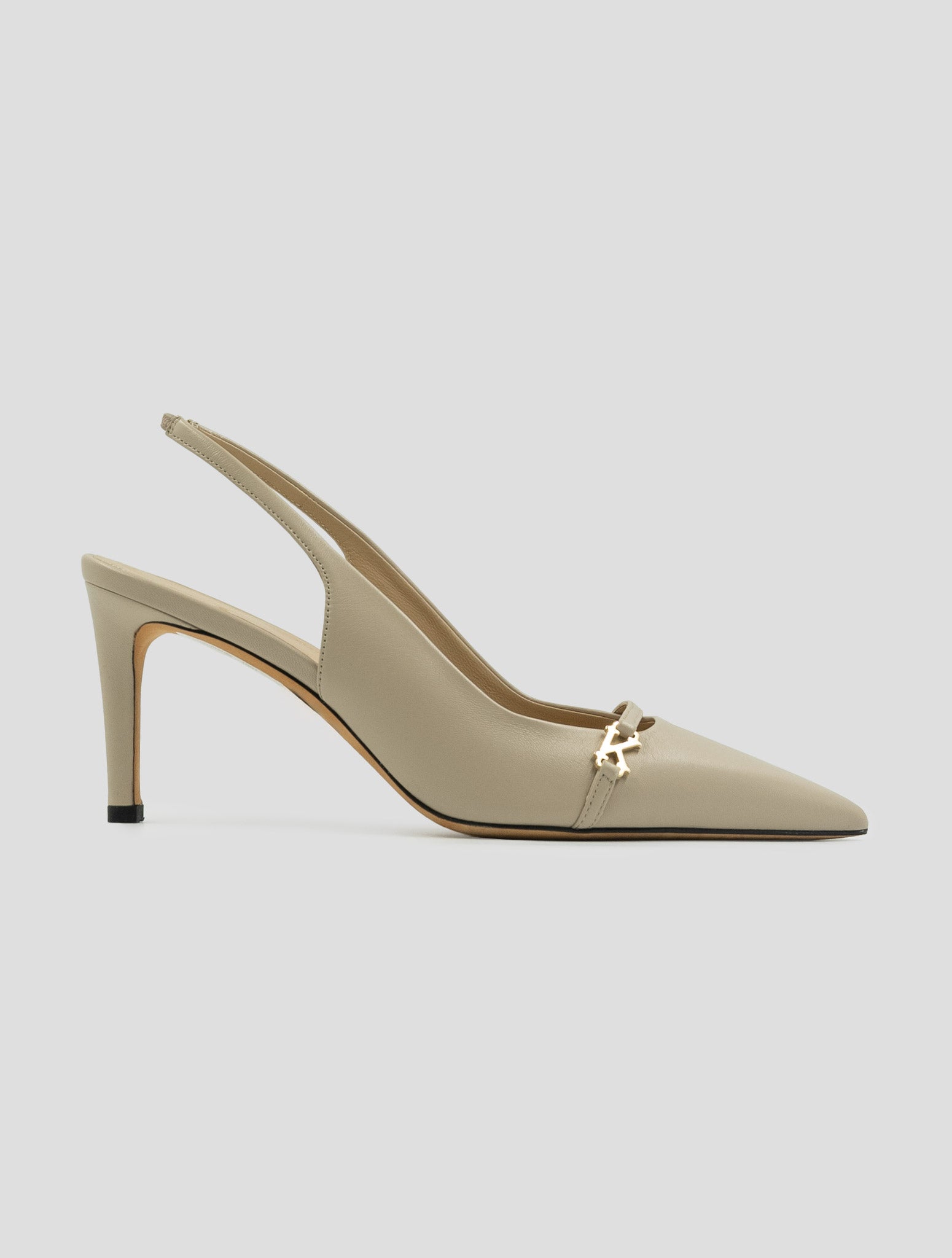 Kiton Beige Leather Decollete