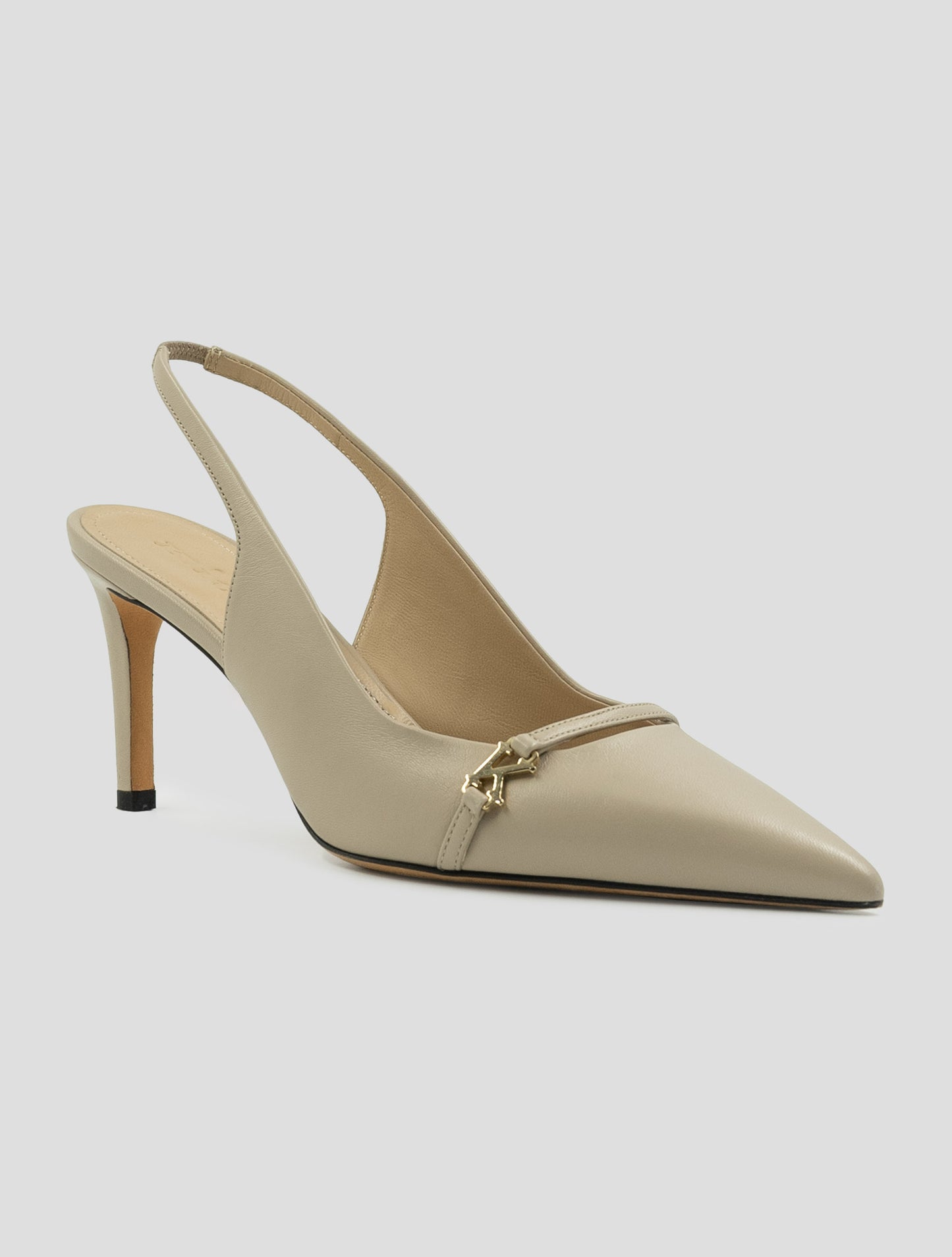 Kiton Beige Leather Decollete