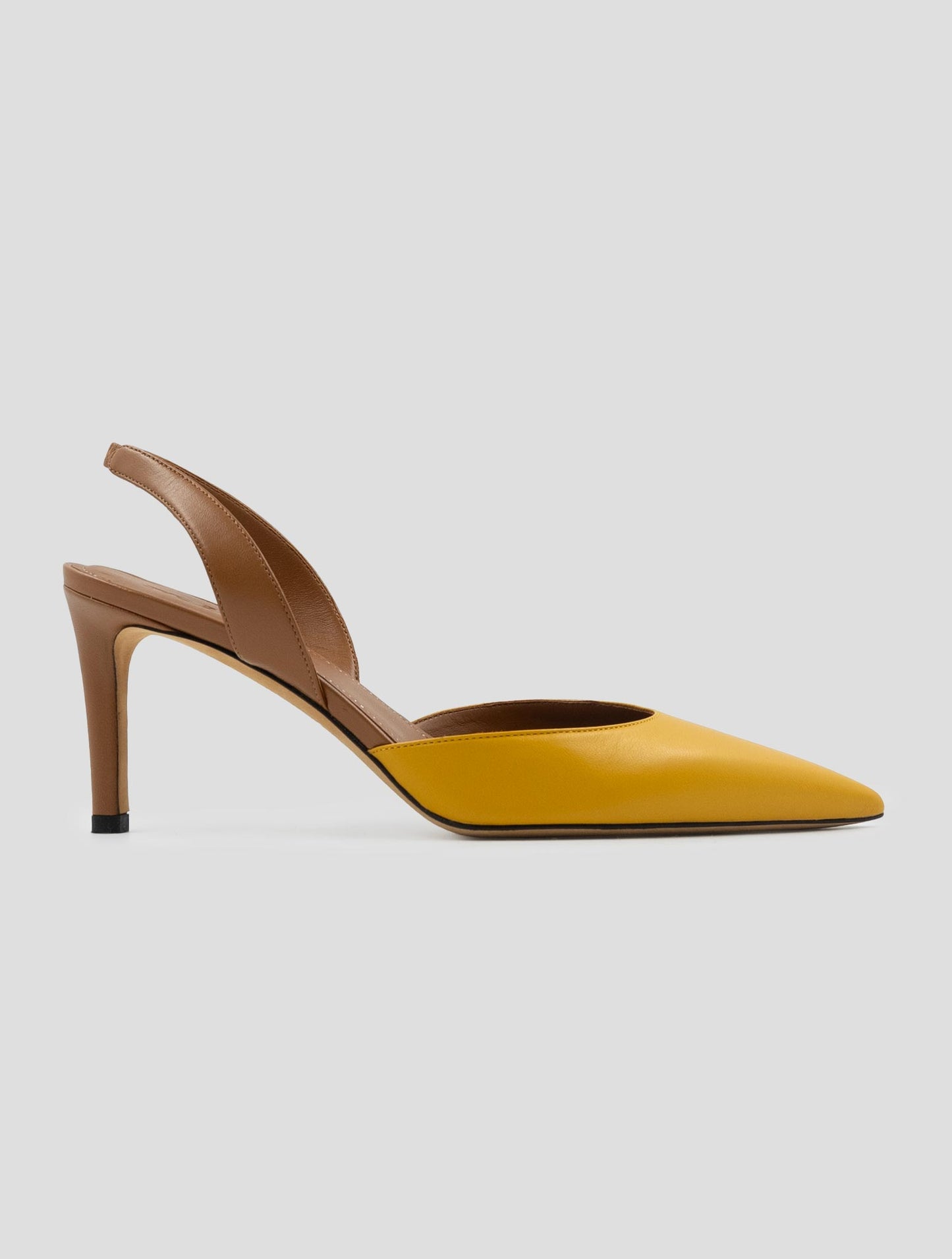 Kiton Brown Leather Decollete