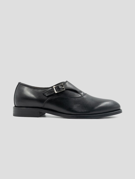Kiton Black Leather Dress Shoes