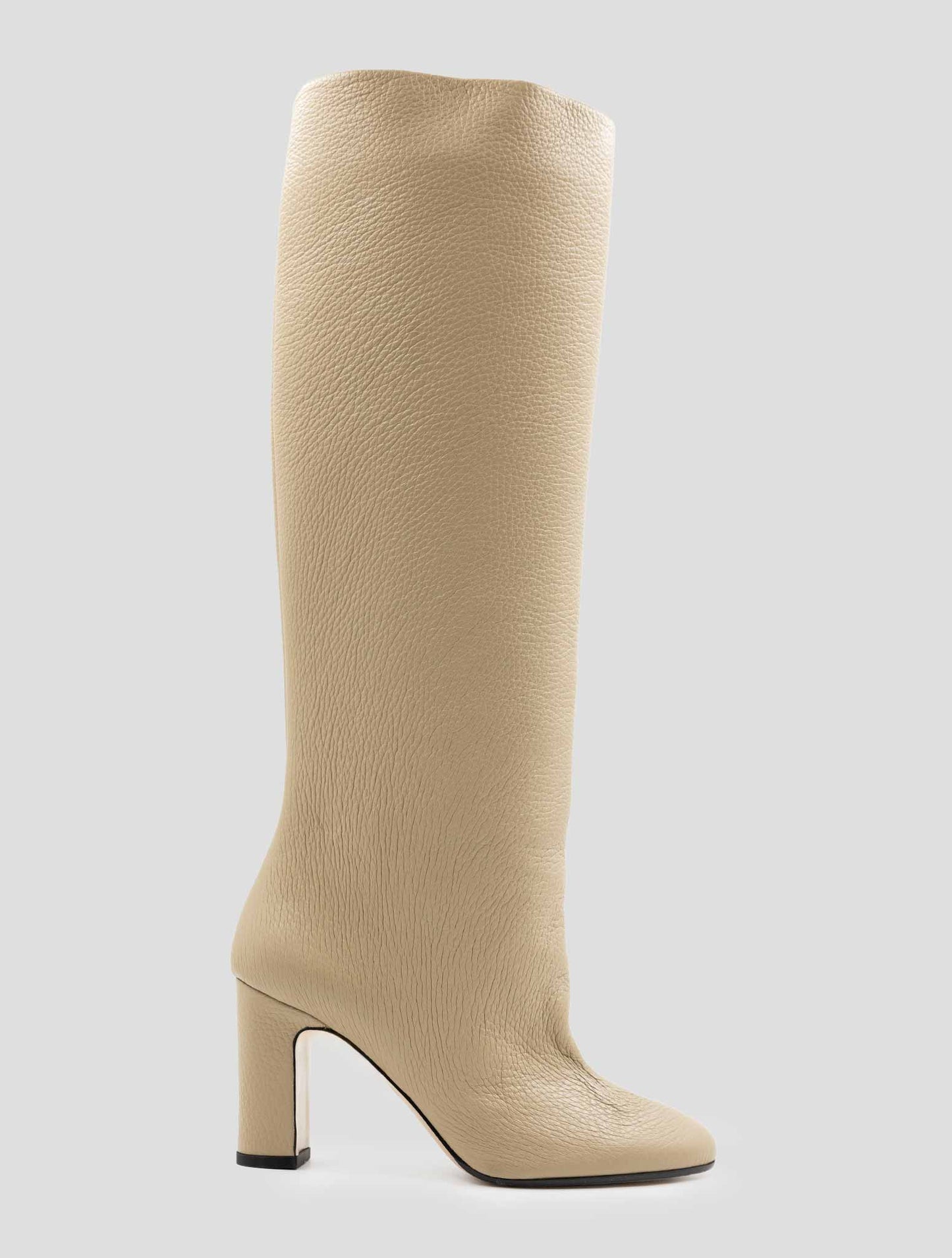 Kiton Beige Leather Boots