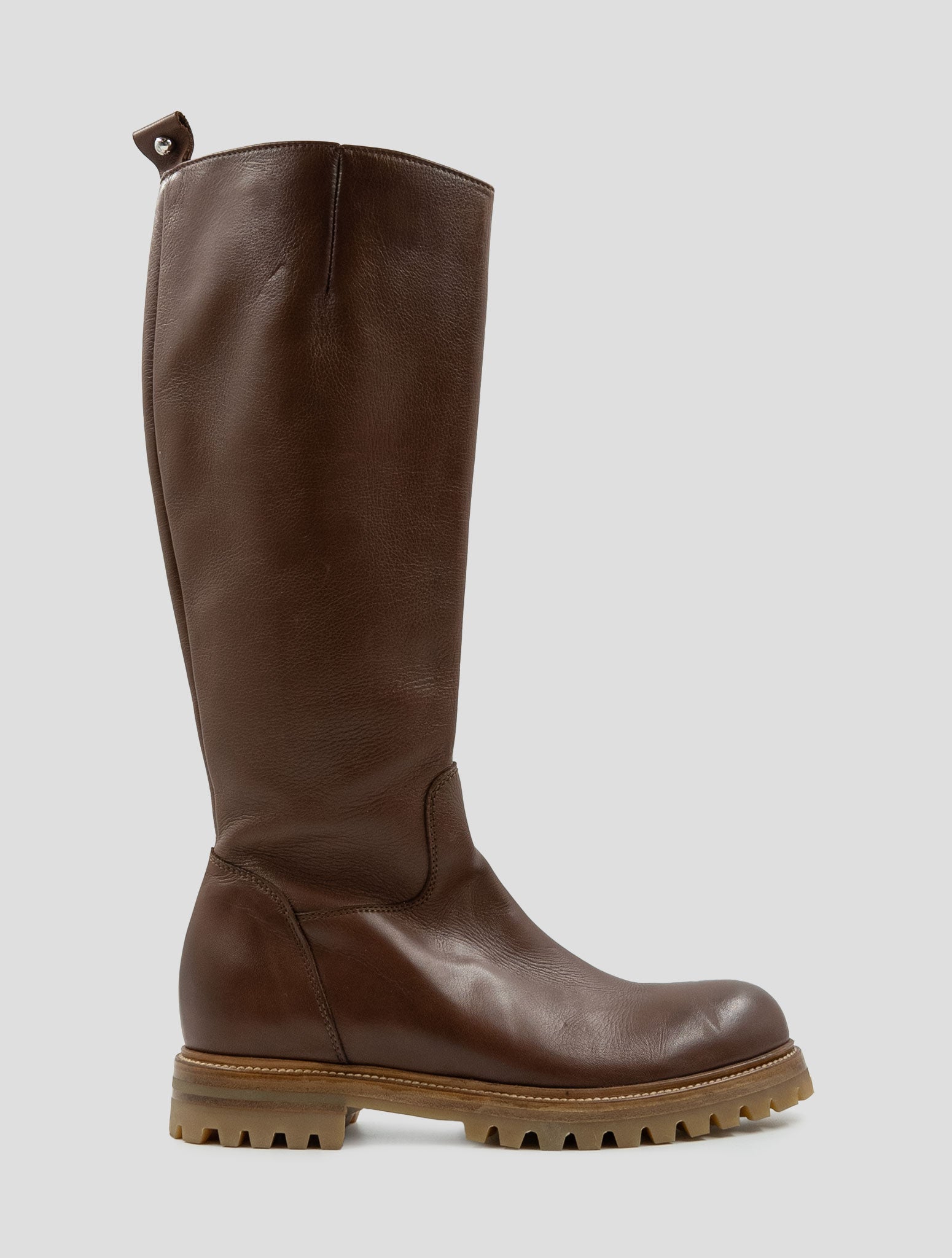 Kiton Brown Leather Boots