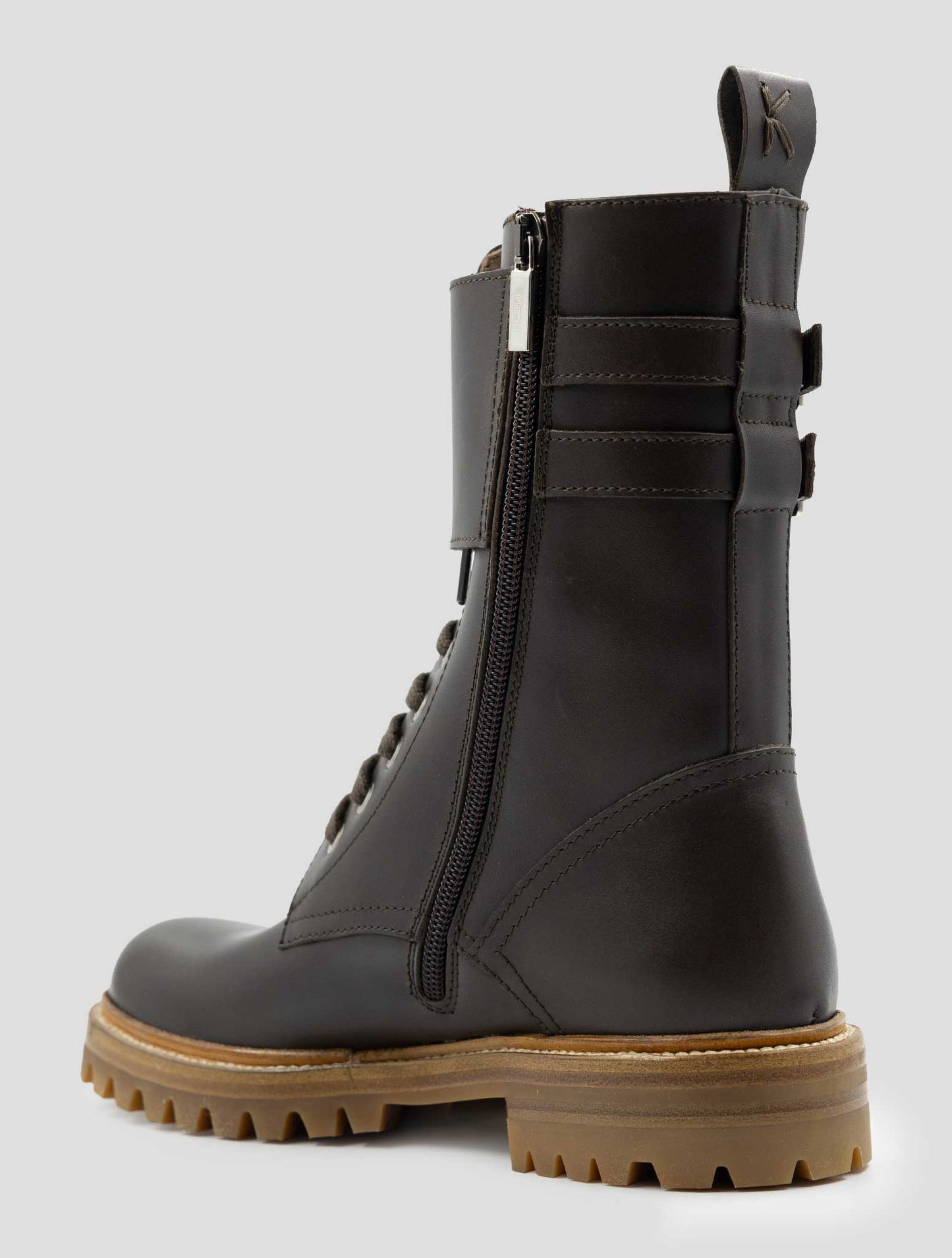 Kiton Brown Leather Boots