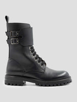 Kiton Black Leather Boots