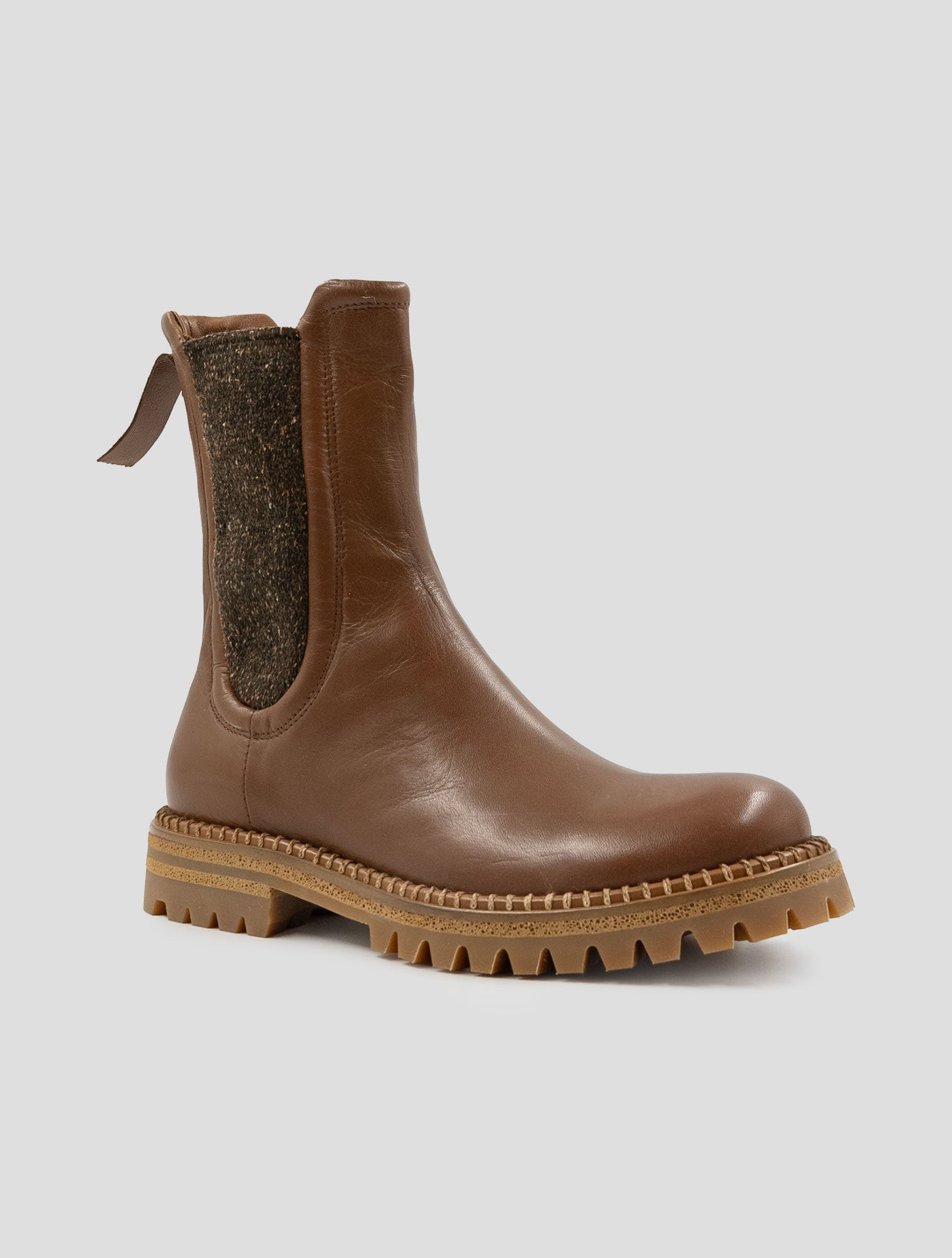 Kiton Brown Leather Boots
