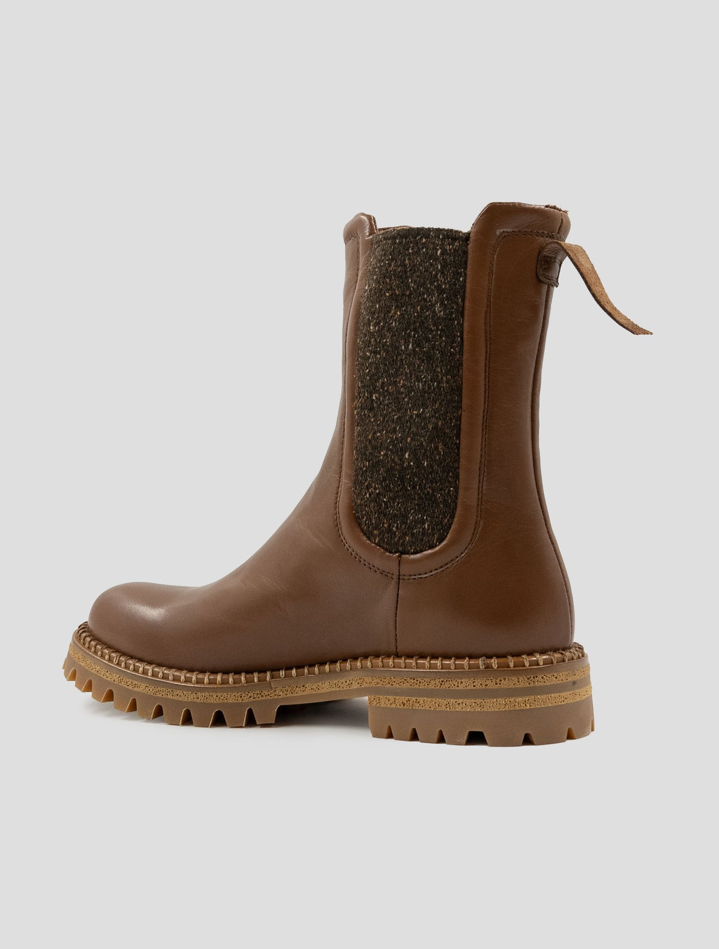 Kiton Brown Leather Boots