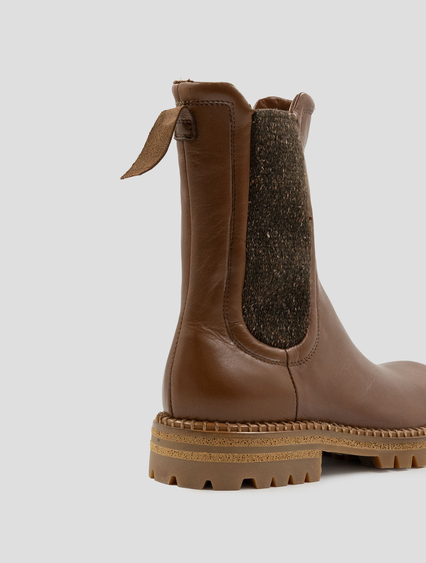 Kiton Brown Leather Boots