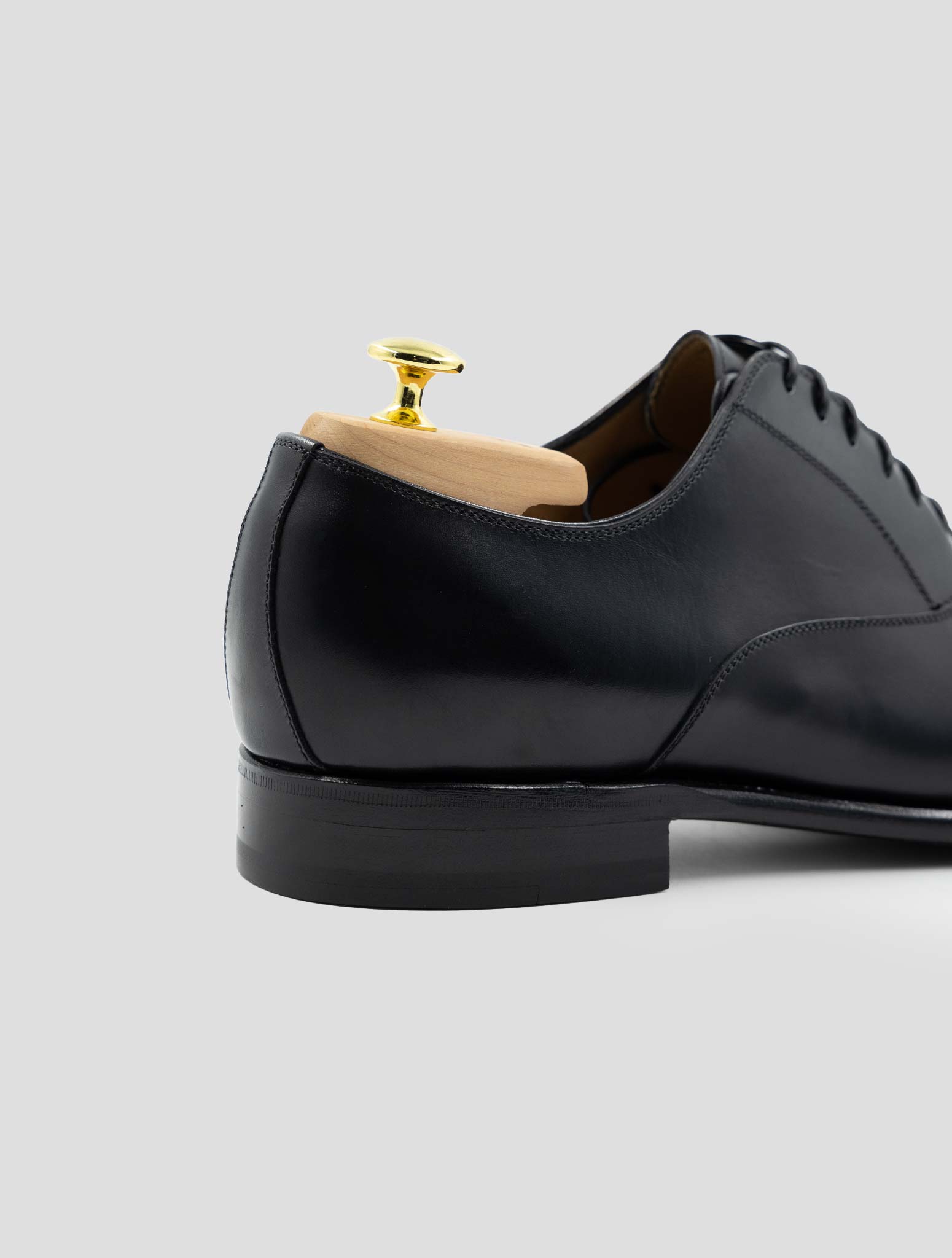 Kiton Black Leather Dress Shoes