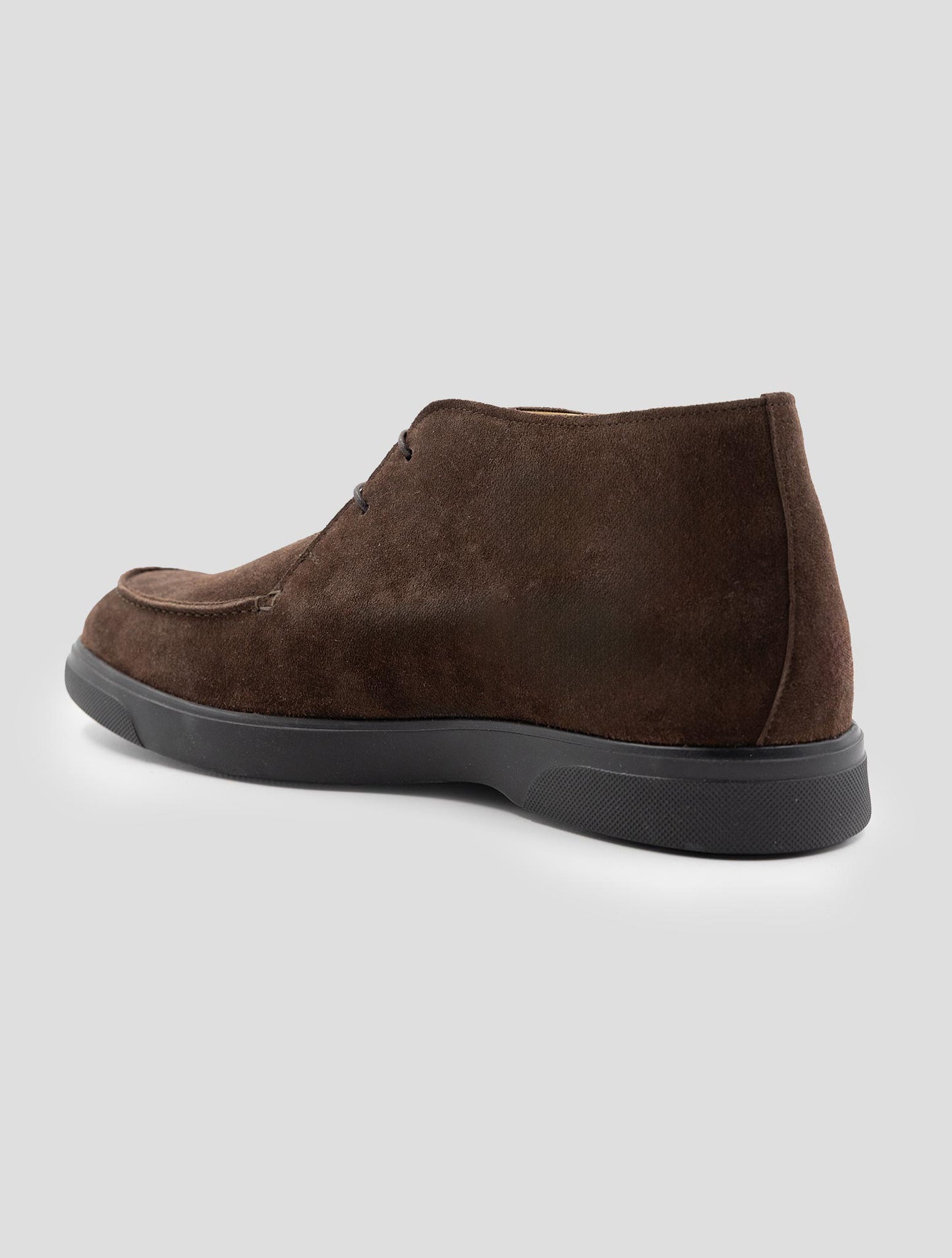Kiton Brown Leather Suede Boots