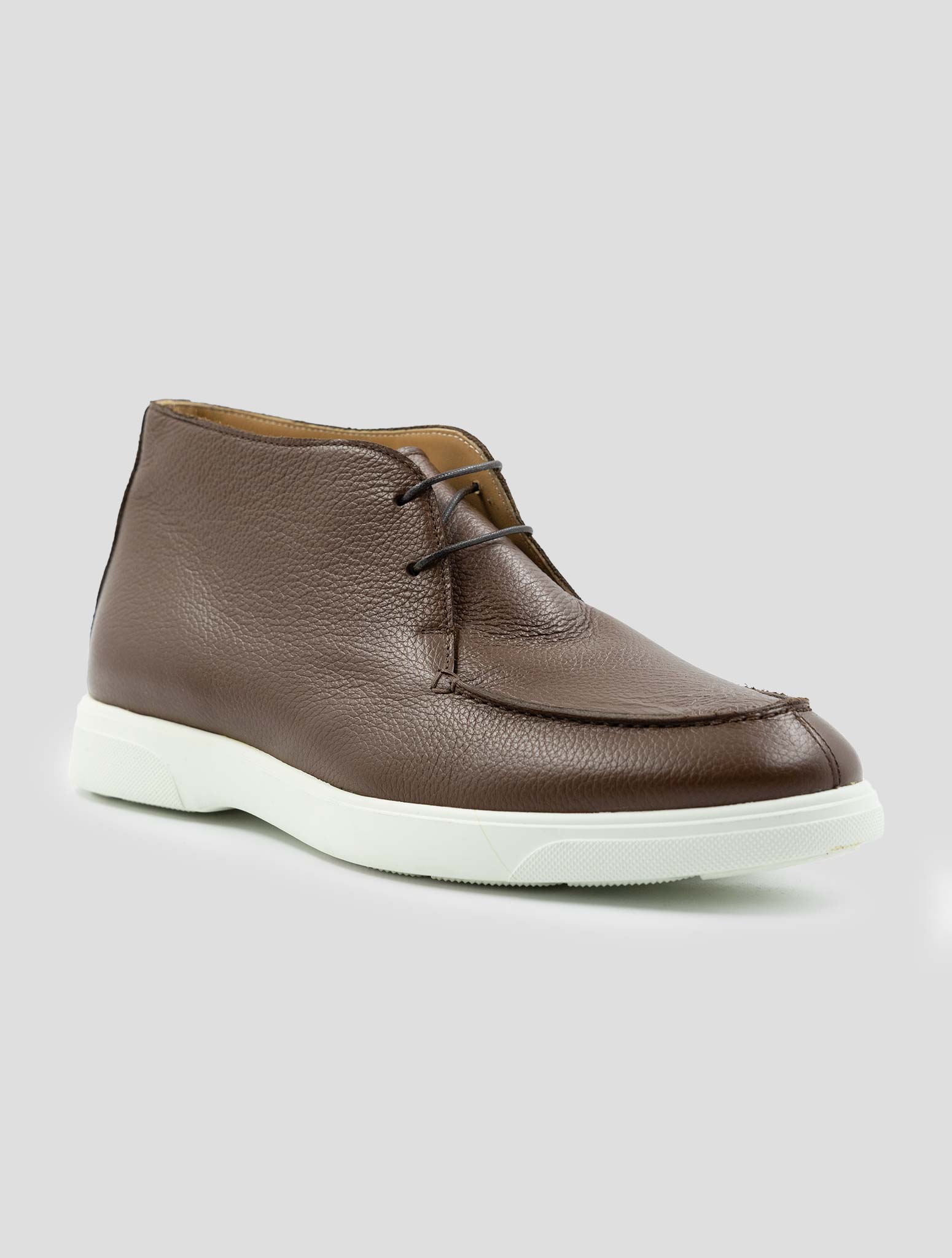 Kiton Brown Leather Boots