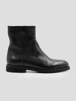 Kiton Black Leather With Fur Boots