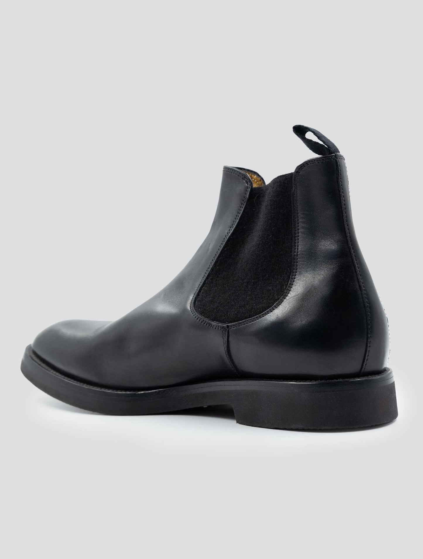 Kiton Black Leather Boots
