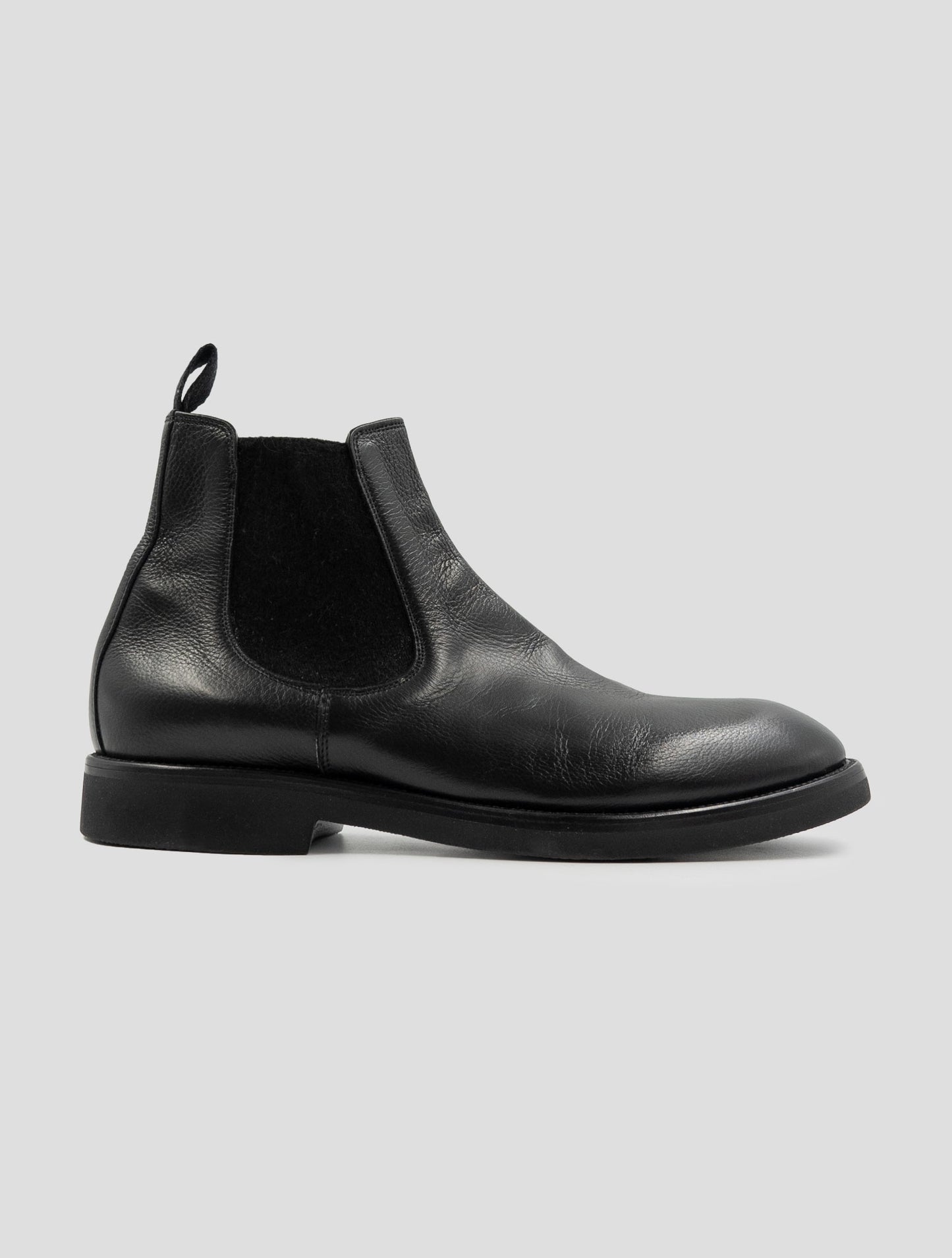 Kiton Black Leather Boots