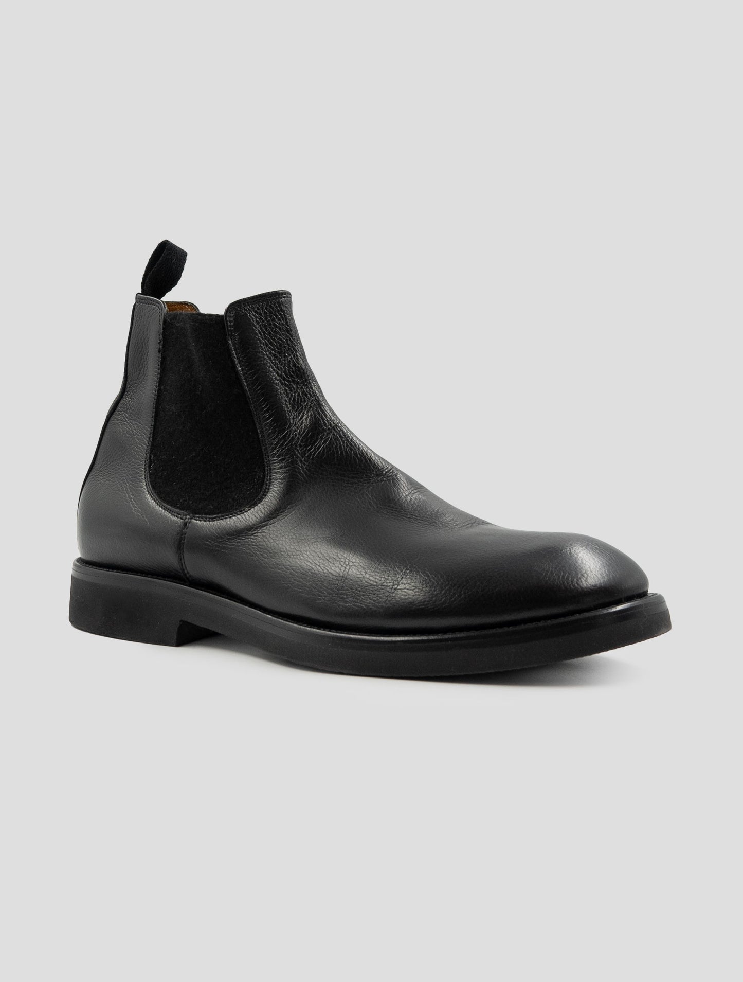 Kiton Black Leather Boots