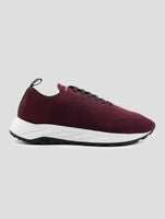 Kiton Bordeaux Pl Tpu Wool Sneakers