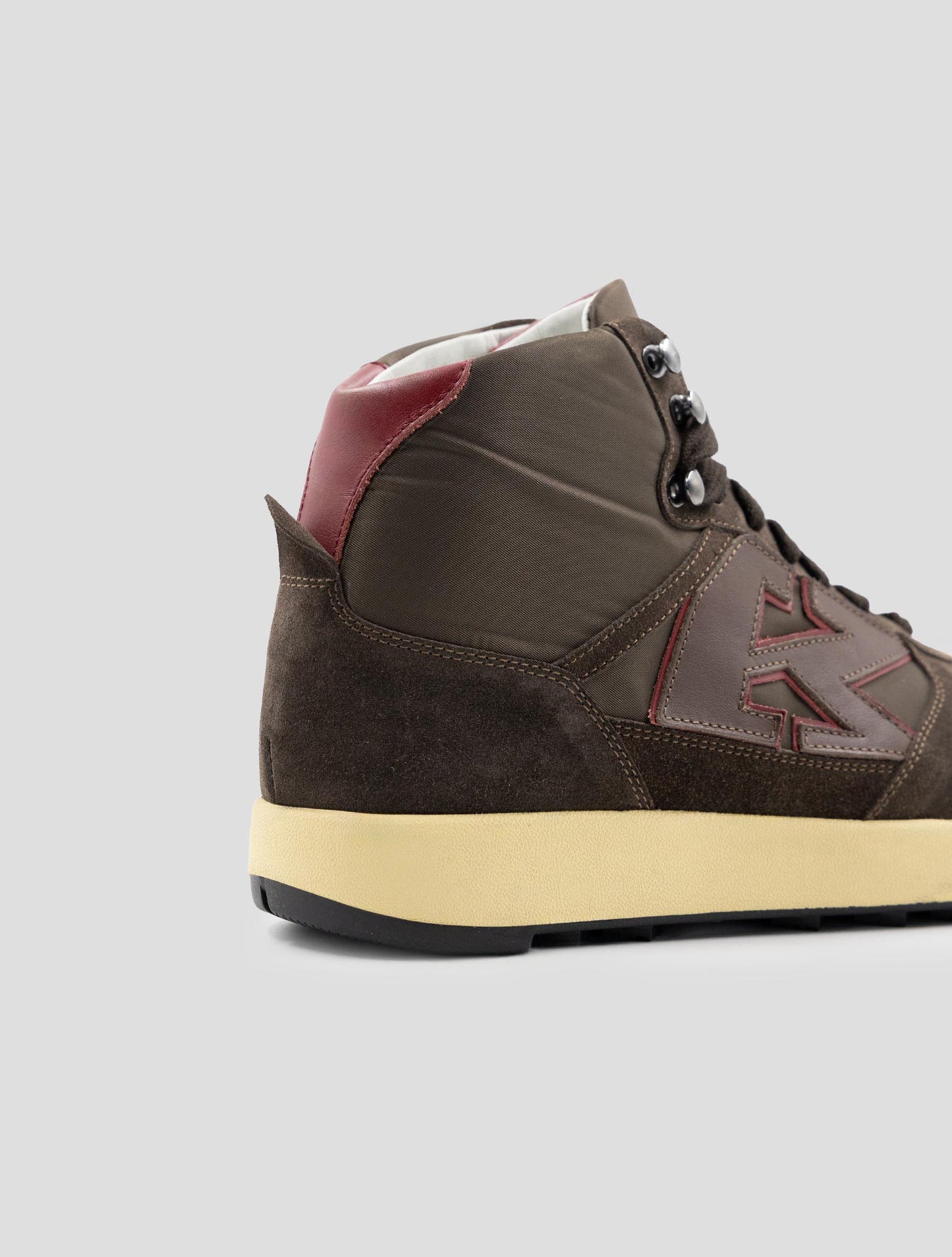 Kiton Brown Leather Suede Pl Boots