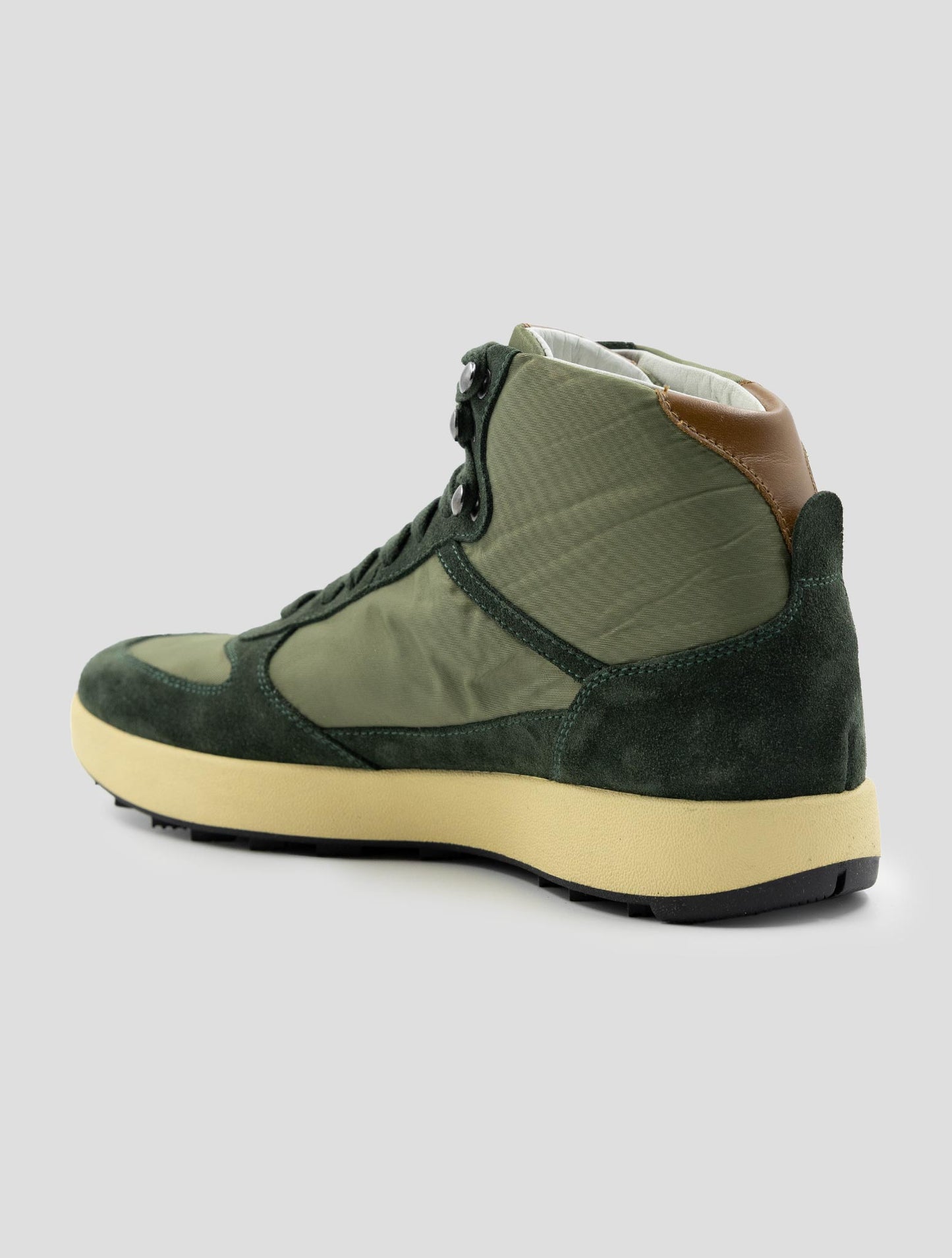 Kiton Green Leather Pl Boots
