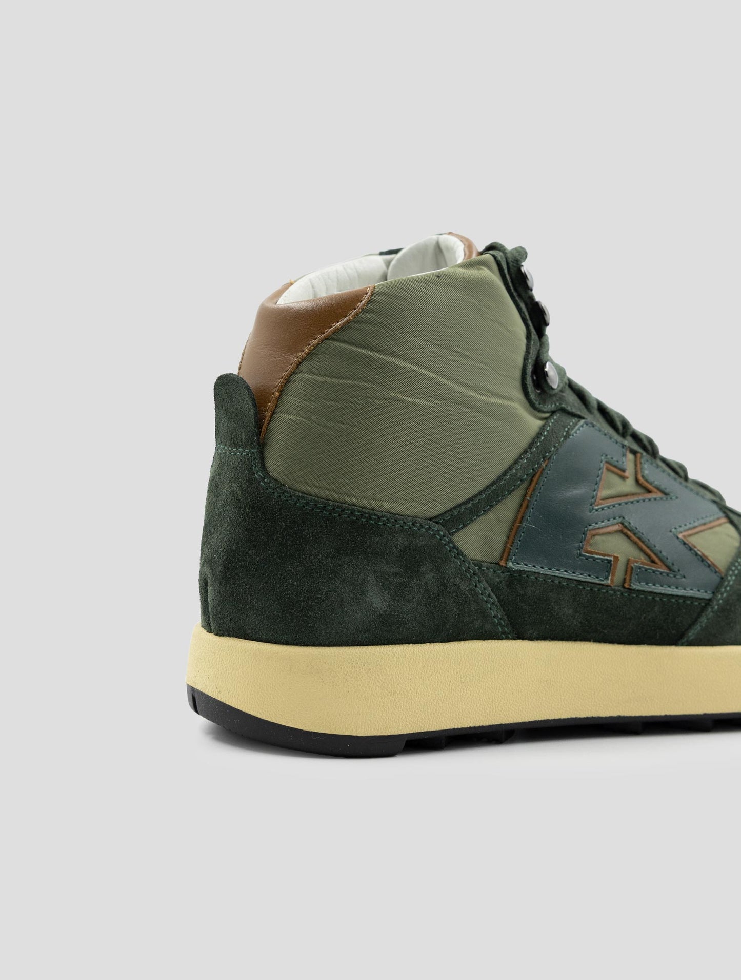 Kiton Green Leather Pl Boots