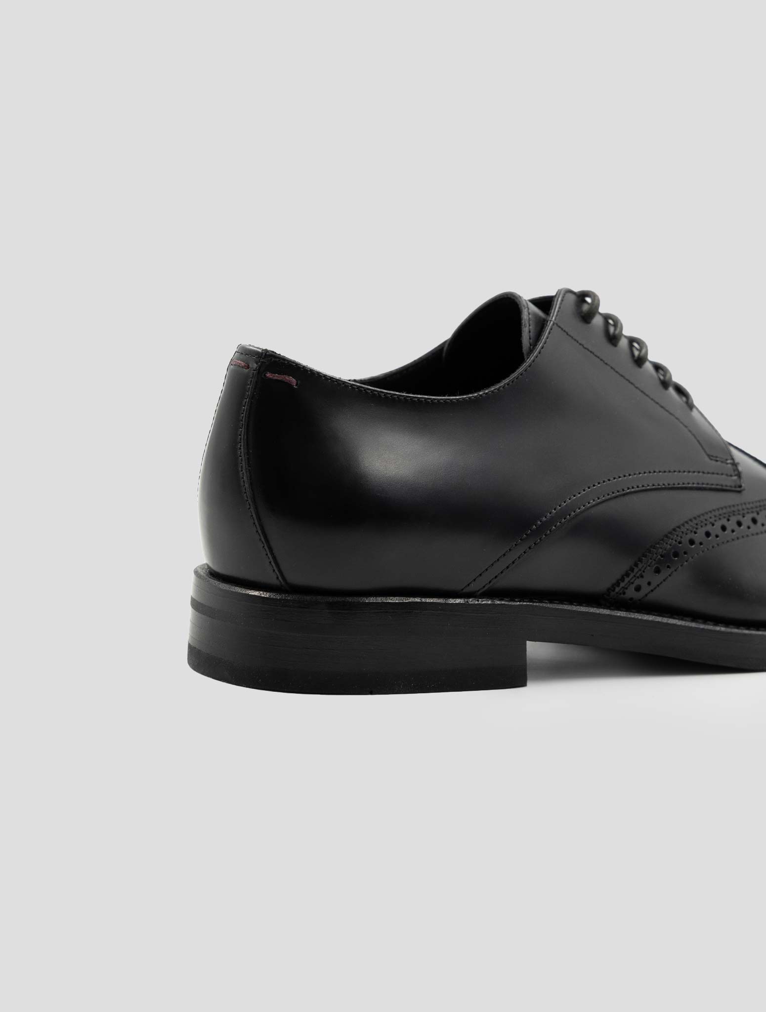 Kiton Black Leather Dress Shoes